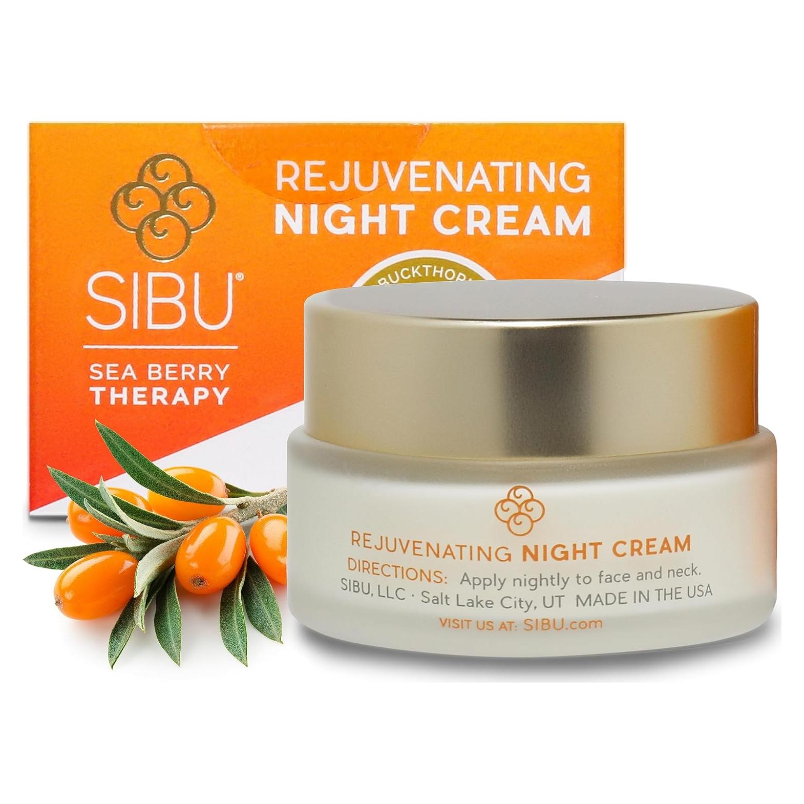 Crema Nocturna Rejuvenecedora Sibu 28.35 g - Hidrata y Repara