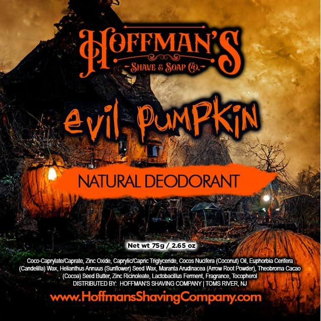 Desodorante Natural Hoffman Calabaza Malvada 75 g Sin Aluminio