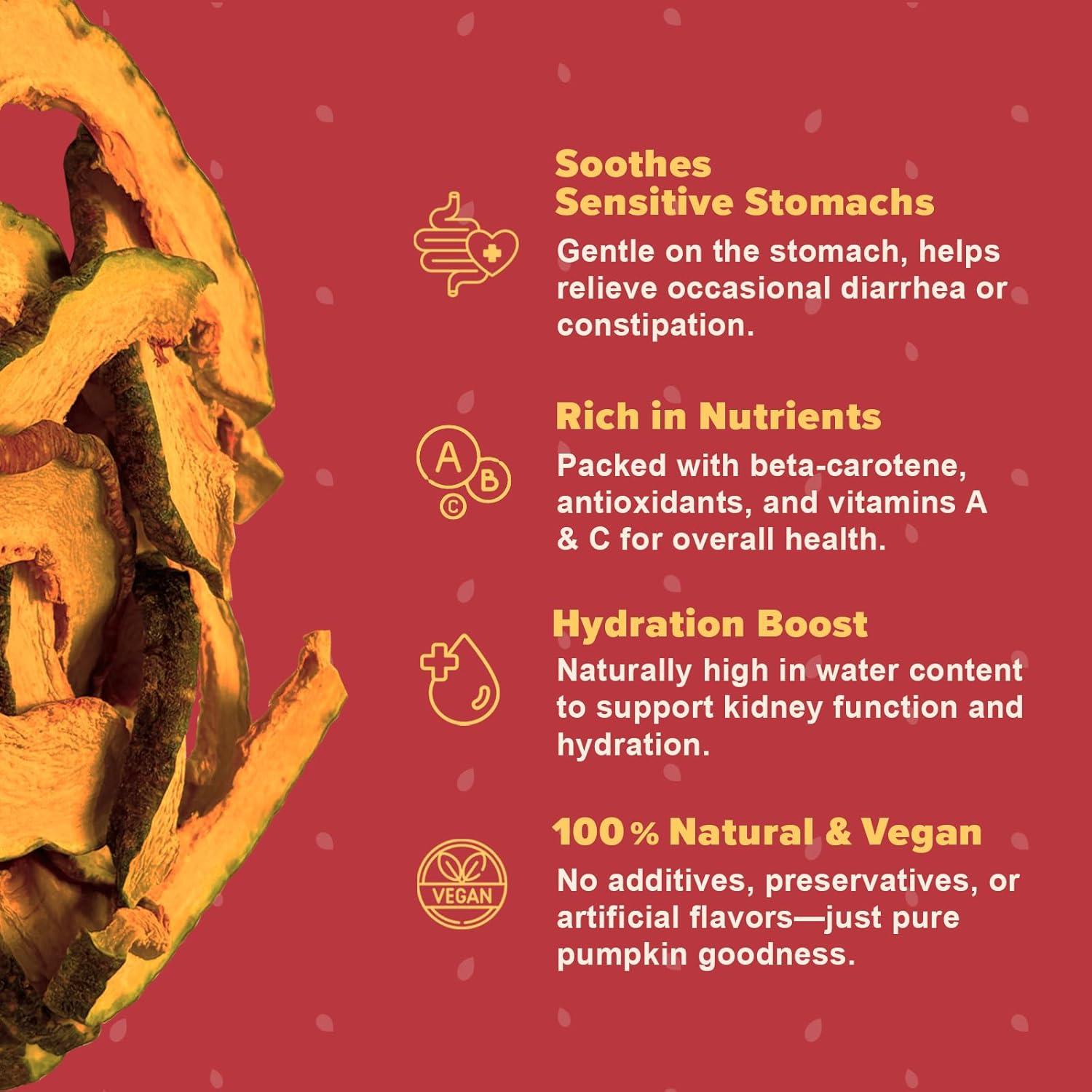 Chips de Calabaza para Perros Shang Yi 170g - Snack Hipoalergénico