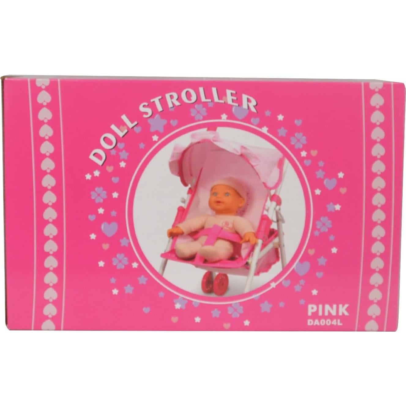 Carrito de Muñecas Anivia DA004L Rosa con Accesorios