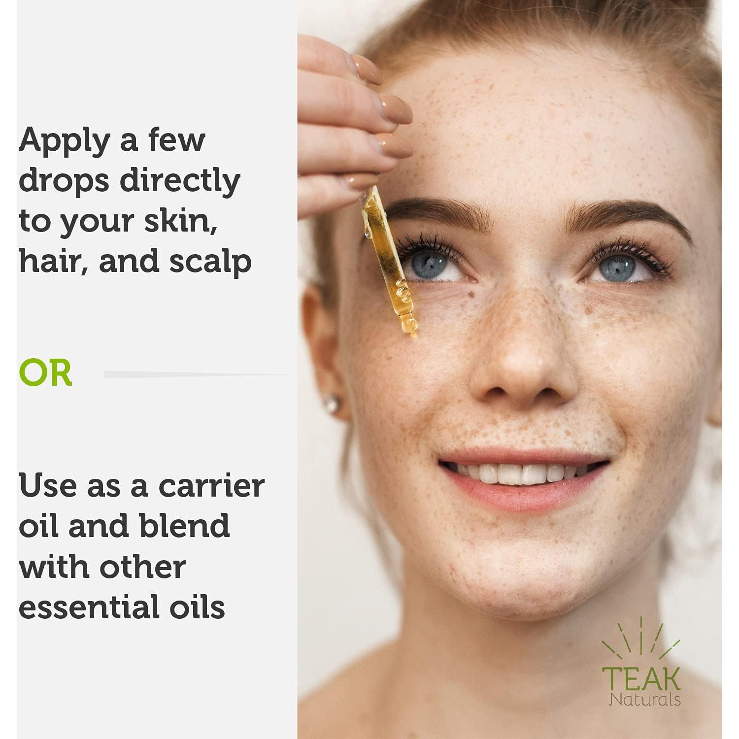 Aceite de Jojoba Orgánico Prensado en Frío Teak Naturals 113g