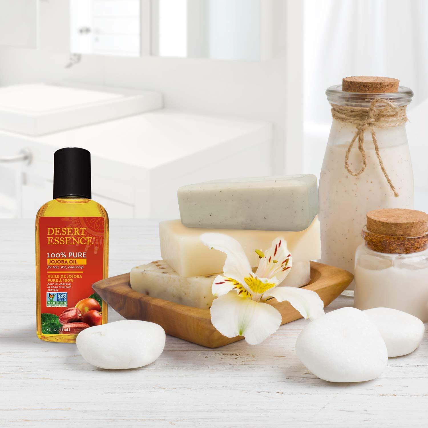 Aceite de Jojoba Puro Desert Essence 59 ml - Hidratante Facial y Capilar