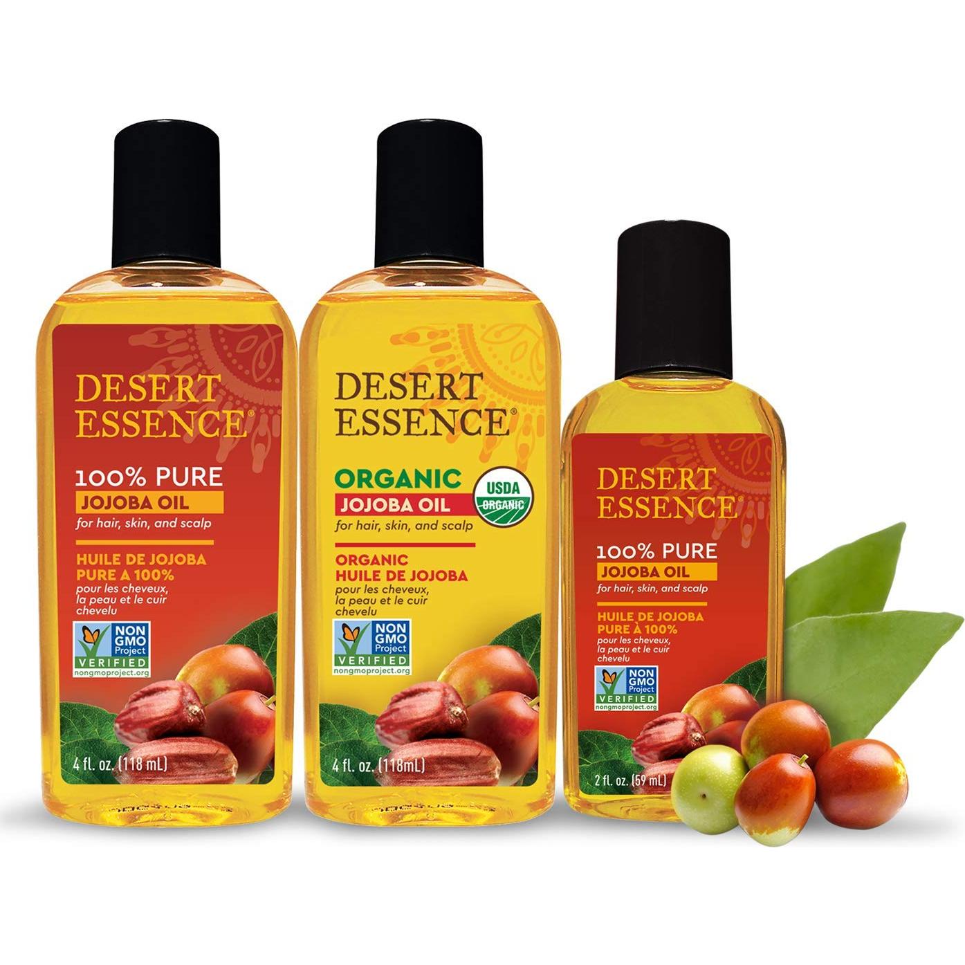 Aceite de Jojoba Puro Desert Essence 59 ml - Hidratante Facial y Capilar