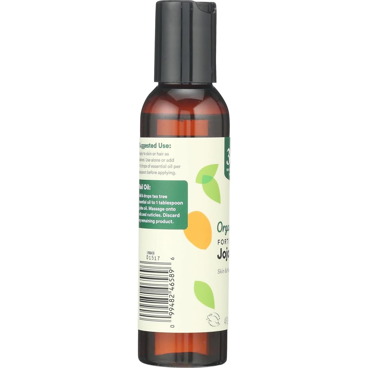 Aceite de Jojoba Orgánico 365 Whole Foods 118 ml Cuidado Piel y Cabello