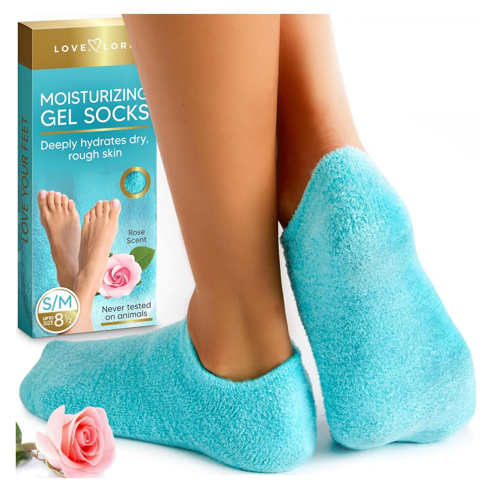 Calcetines Hidratantes Love Lori Gel Aloe Talla 8.5