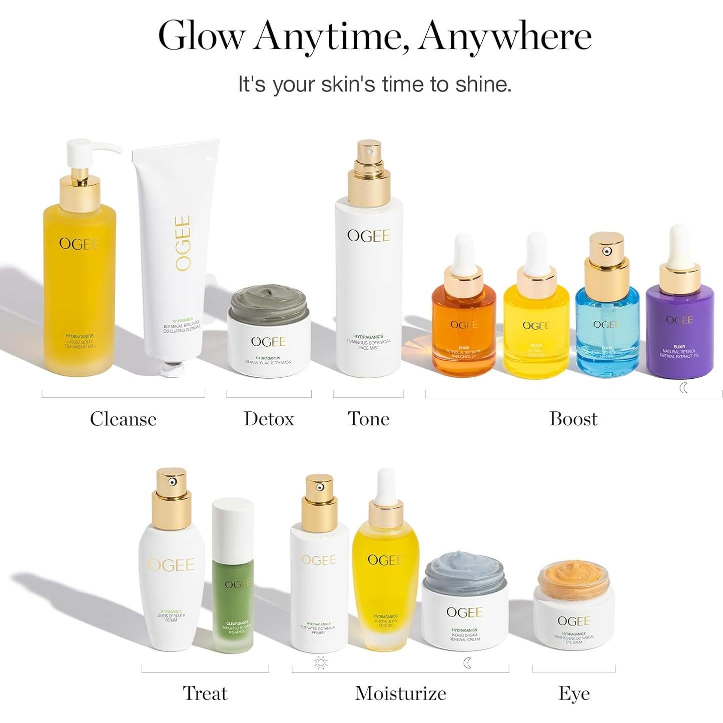 Aceite Facial Ogee Jojoba Glow 30ml - Orgánico Hidratante