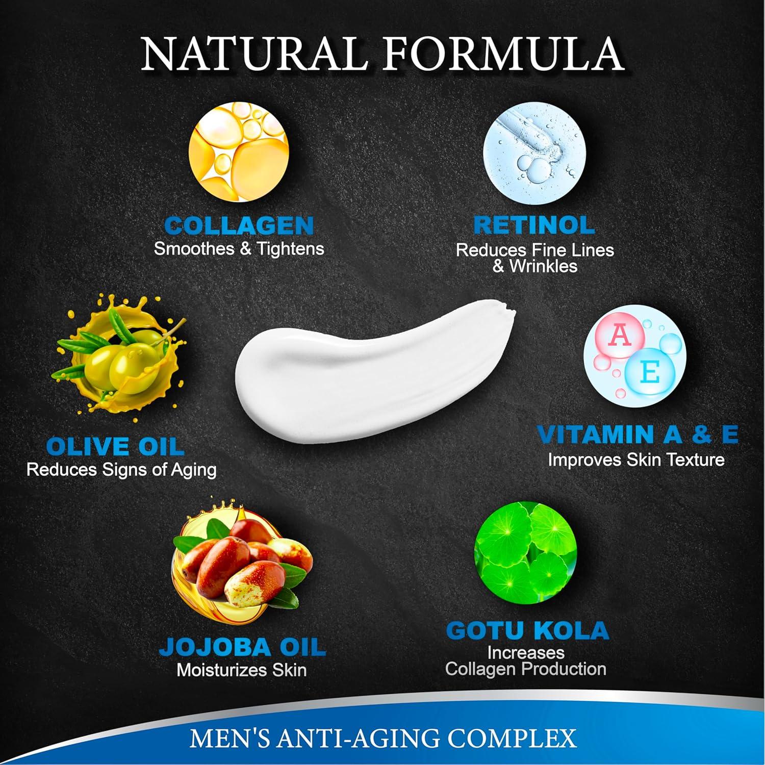 Crema Hidratante Facial para Hombres Menvils 113.4 g Antienvejecimiento