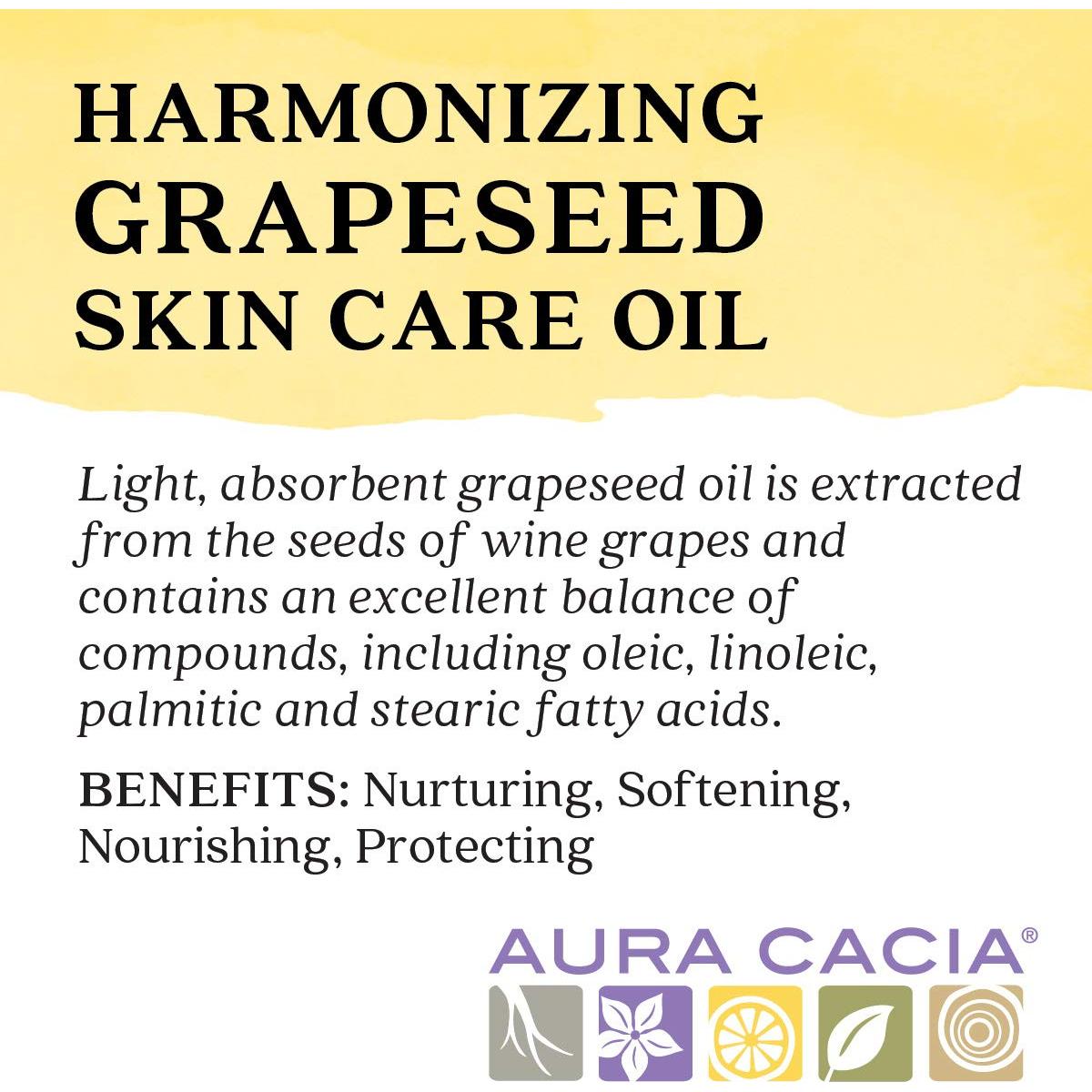 Aceite de Semilla de Uva Aura Cacia 473 ml - Non-GMO