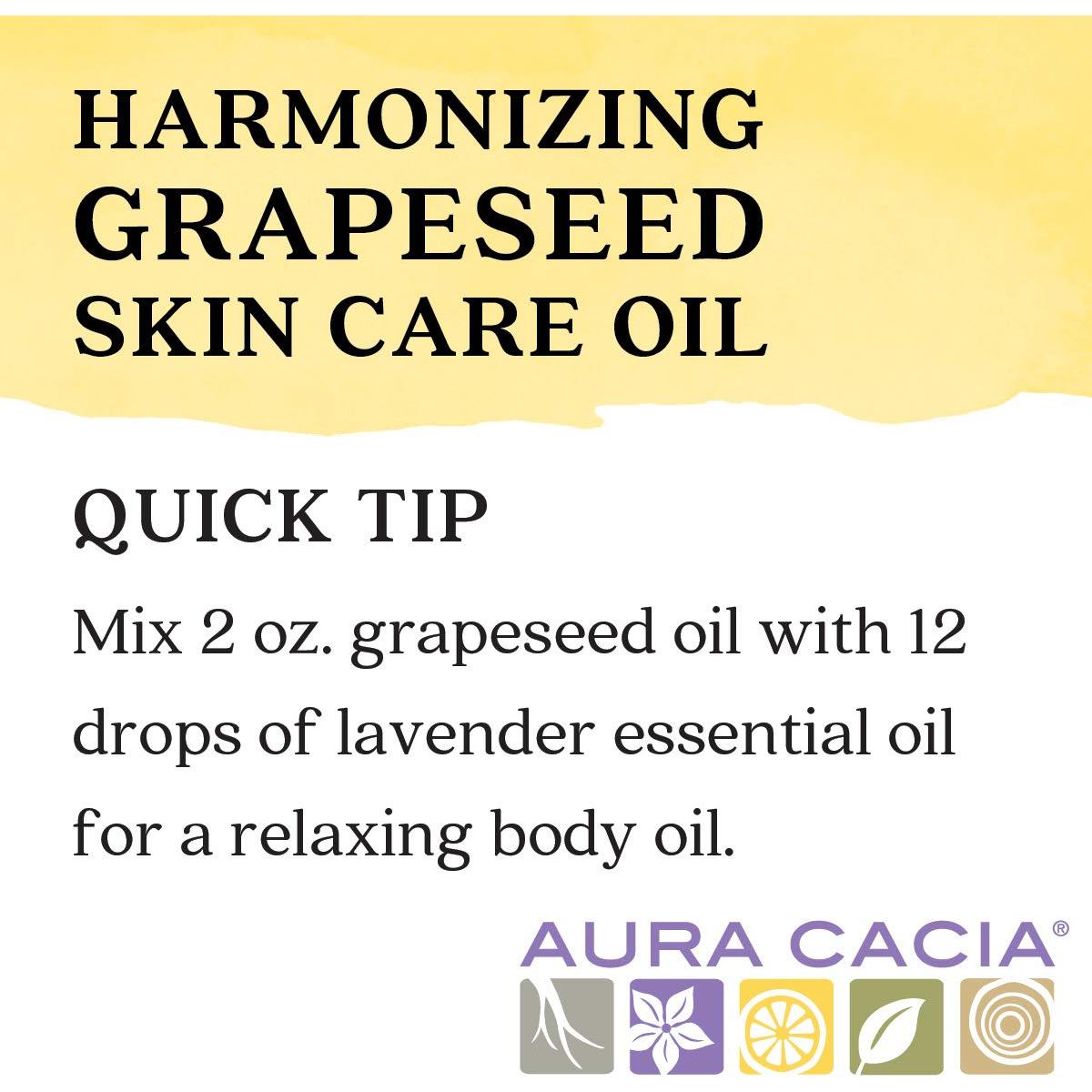 Aceite de Semilla de Uva Aura Cacia 473 ml - Non-GMO