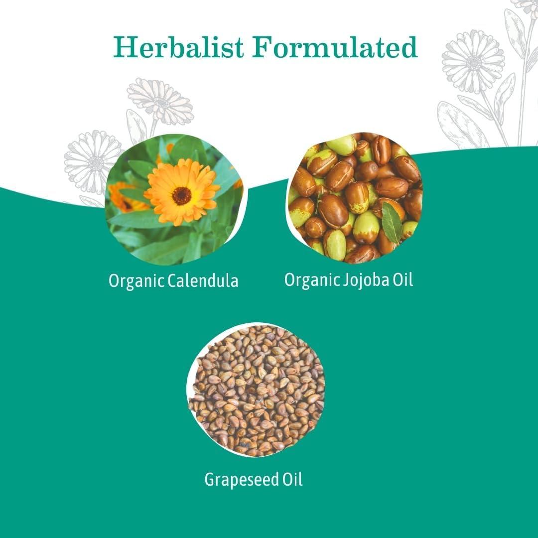 Aceite para Bebés Calendula Earth Mama 118 ml Hidratante