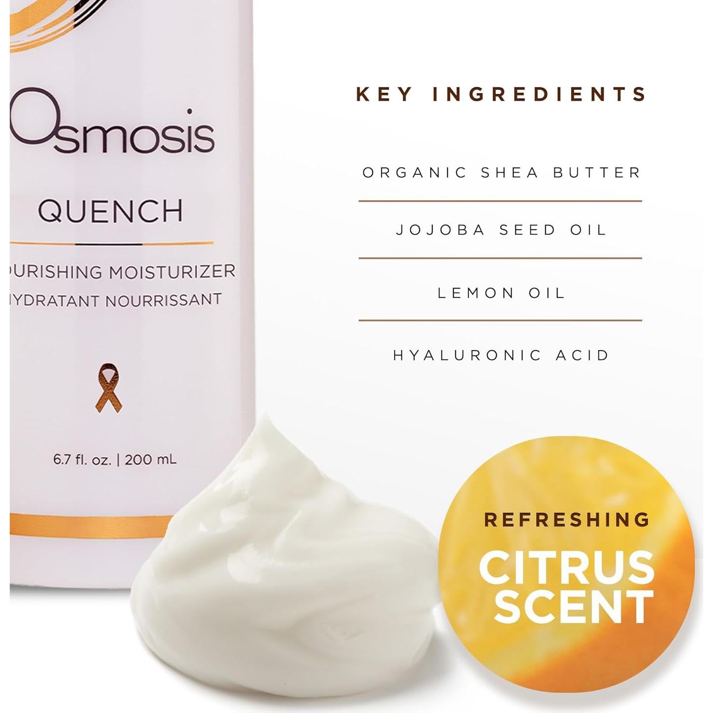 Hidratante Facial Diario Osmosis Quench 50 ml Piel Seca a Normal