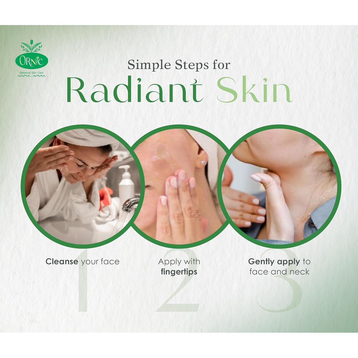 Tónico Facial Orgánico Ornic 50 ml - Ácido Hialurónico y Colágeno