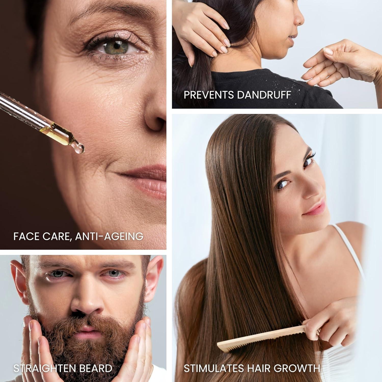 Cera de Jojoba Orgánica BodyJ4You 2 x 29.57 ml Hidratante