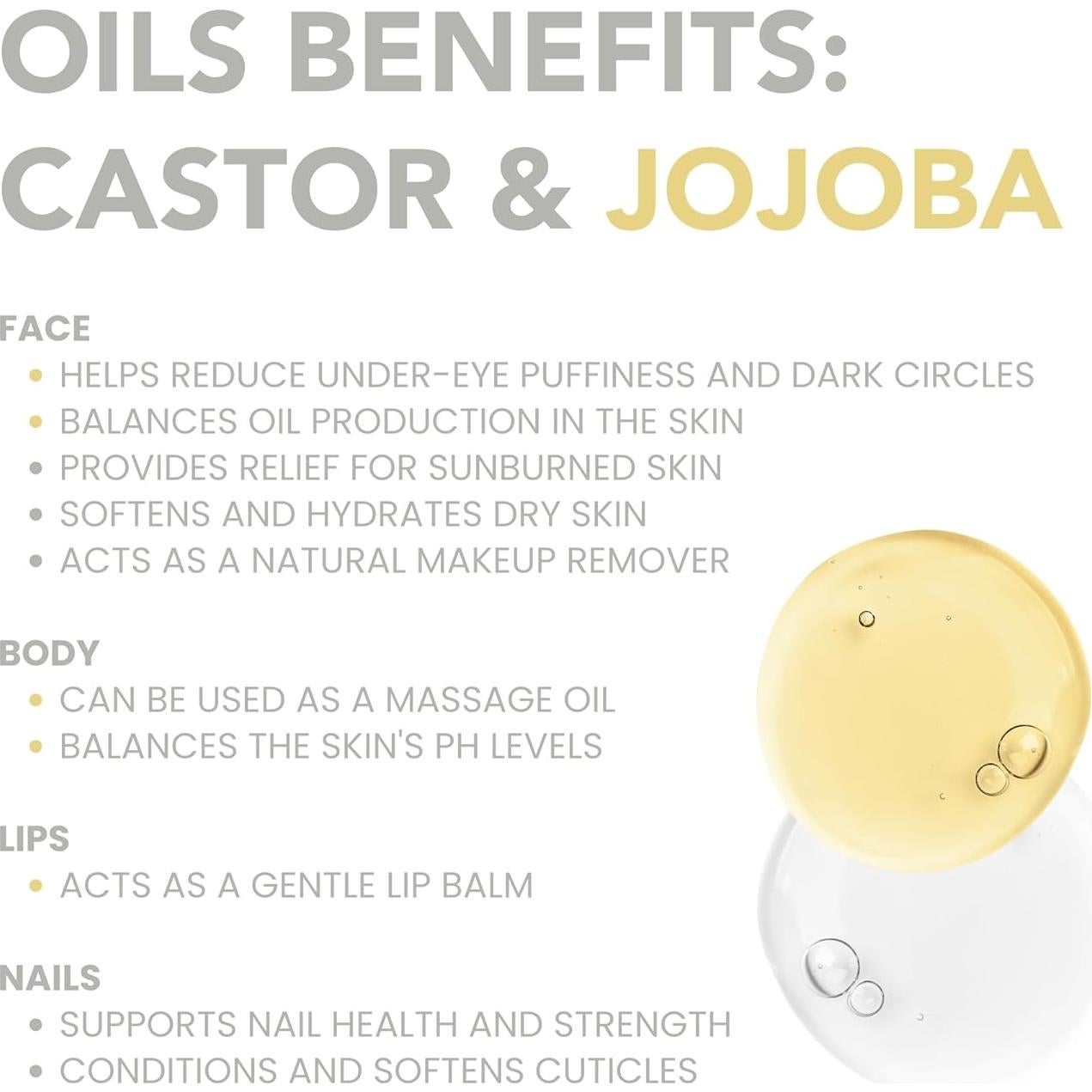 Cera de Jojoba Orgánica BodyJ4You 2 x 29.57 ml Hidratante