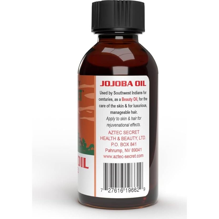 Aceite de Jojoba 100% Puro Aztec Secret 59 ml - Hidratante Cabello y Piel
