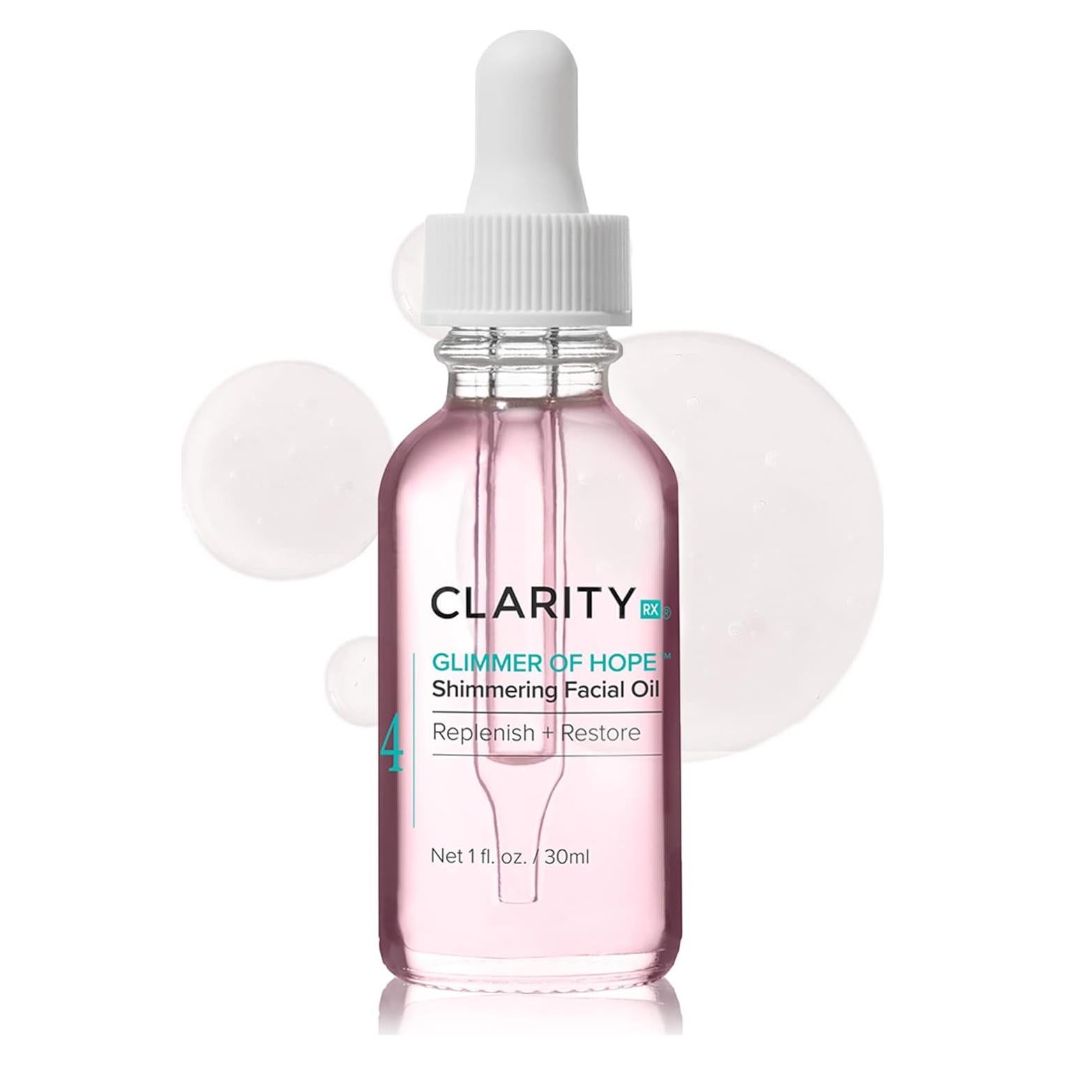 Aceite Facial Restaurador ClarityRx 29.57 ml Hidratante Natural