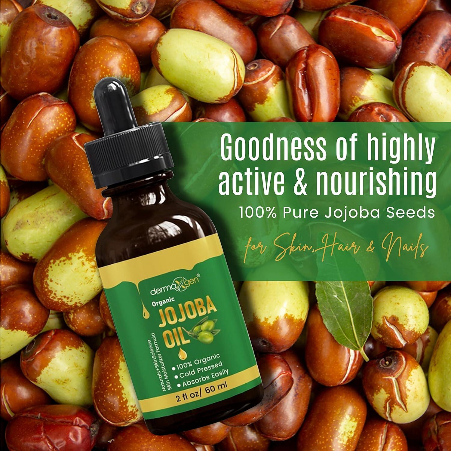 Aceite de Jojoba Orgánico 100% Naturals+SkinScience 59 ml