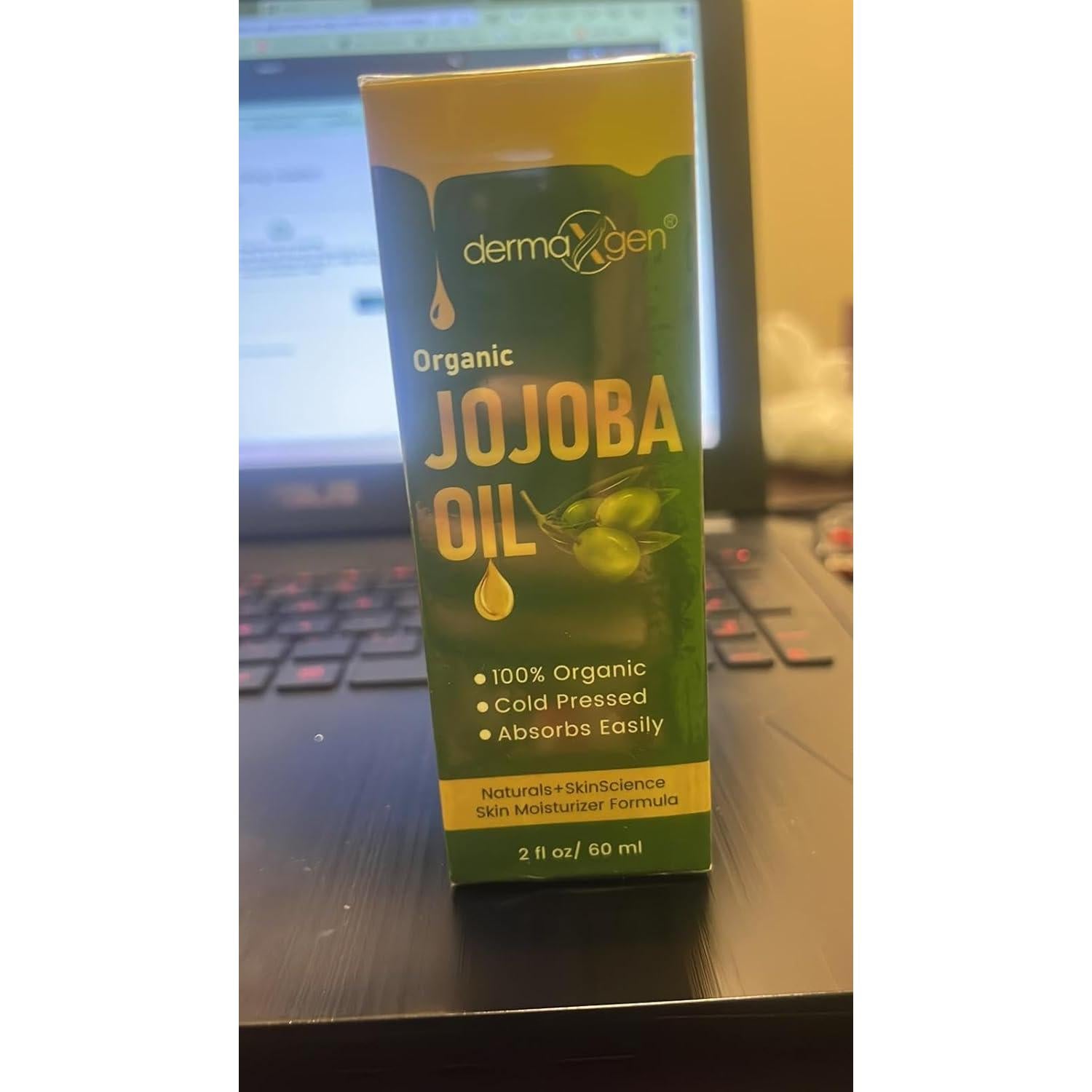 Aceite de Jojoba Orgánico 100% Naturals+SkinScience 59 ml