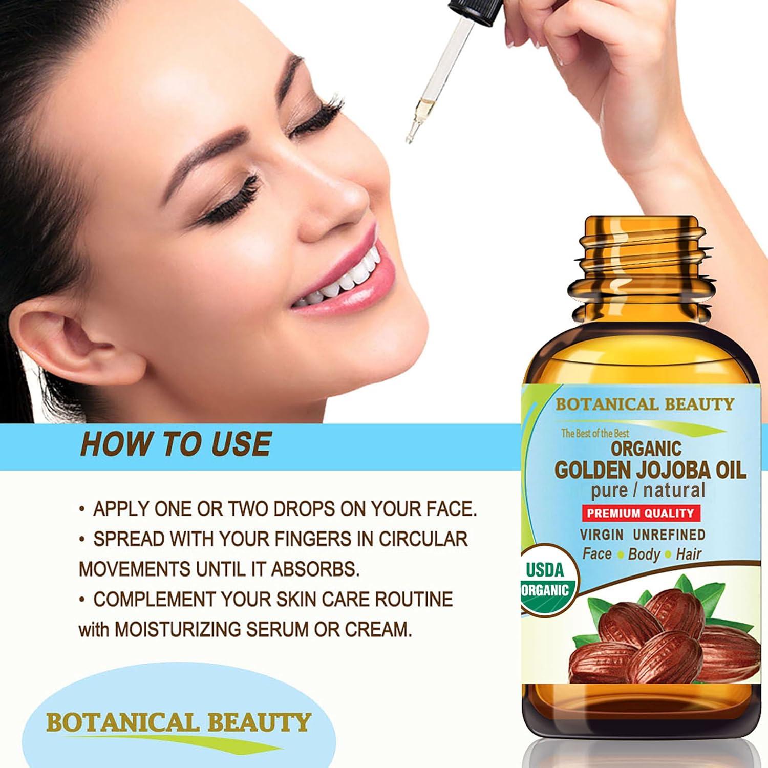 Aceite de Jojoba Orgánico 100% Puro Botanical Beauty 30 ml