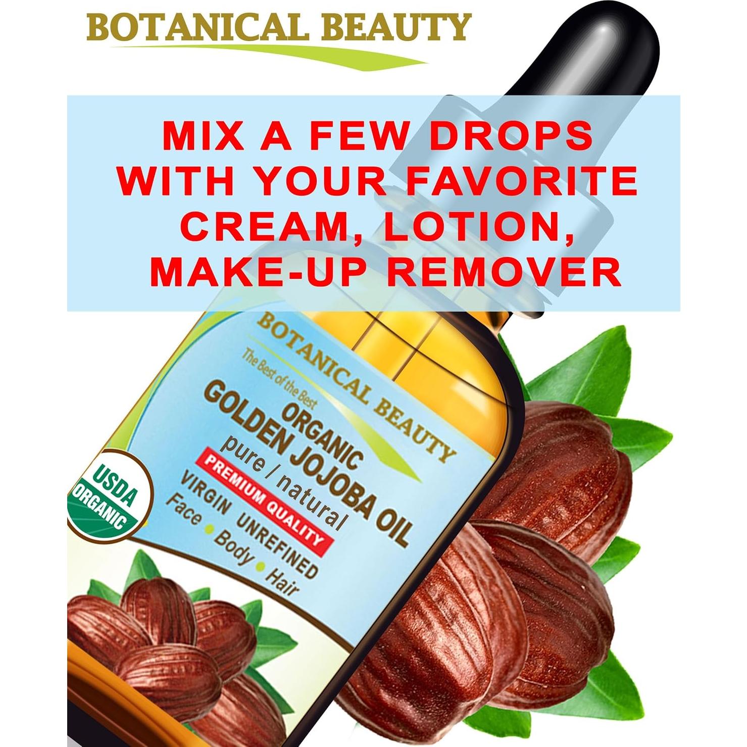 Aceite de Jojoba Orgánico 100% Puro Botanical Beauty 30 ml