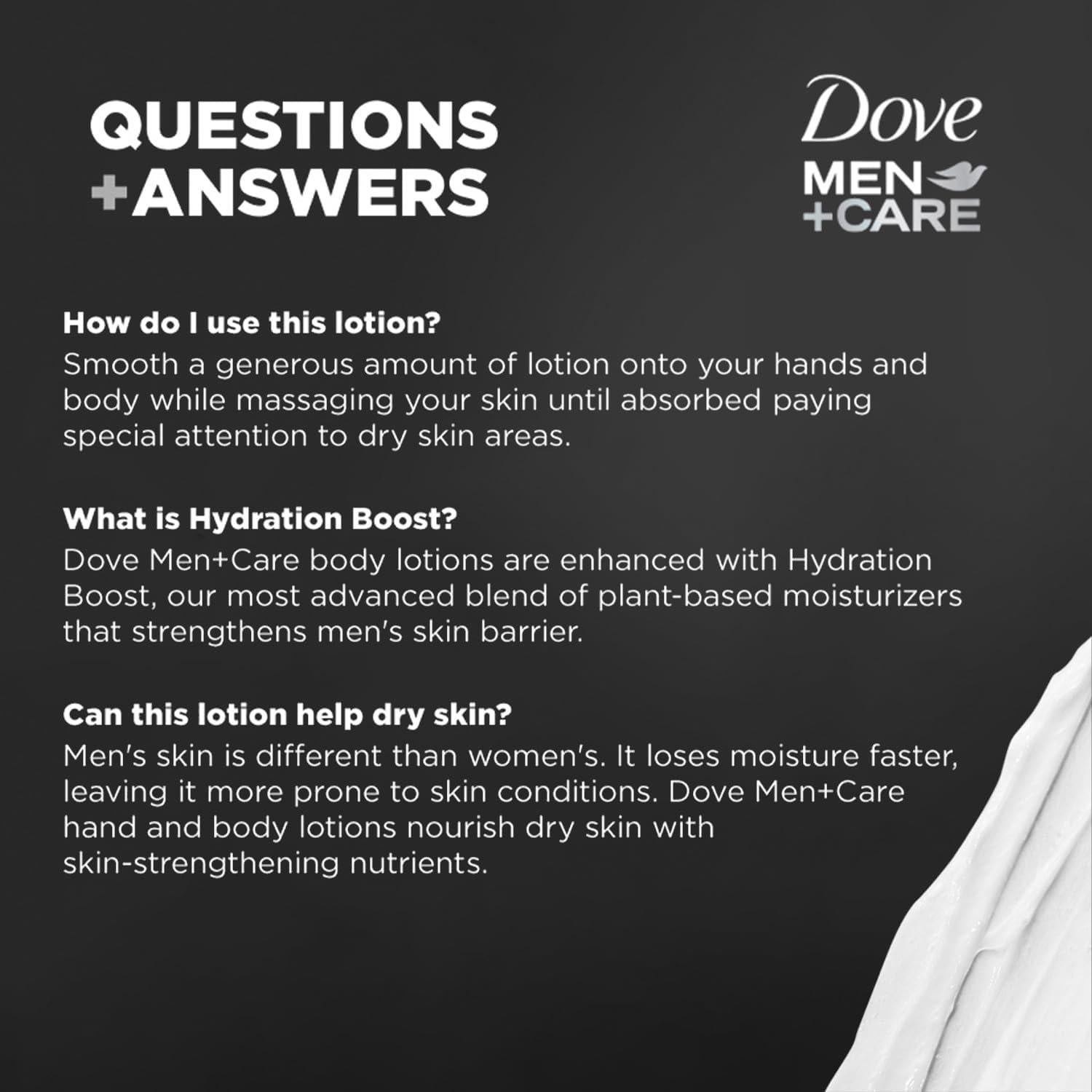 Loción Hidratante Dove Men+Care - 3 Piezas 400ml - Piel Seca