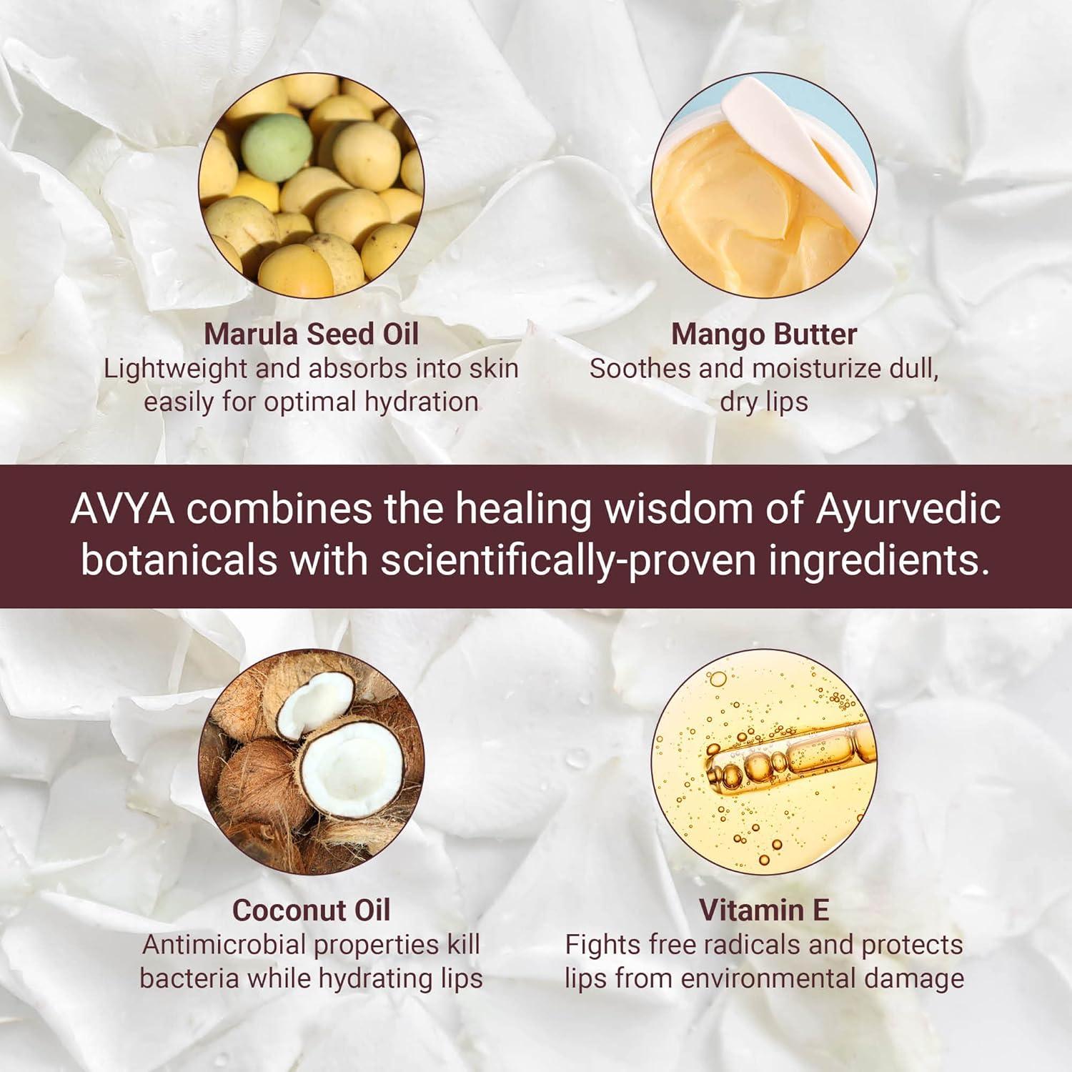 Avya Tratamiento de Labios 2 en 1 Exfoliante y Bálsamo 1.98g