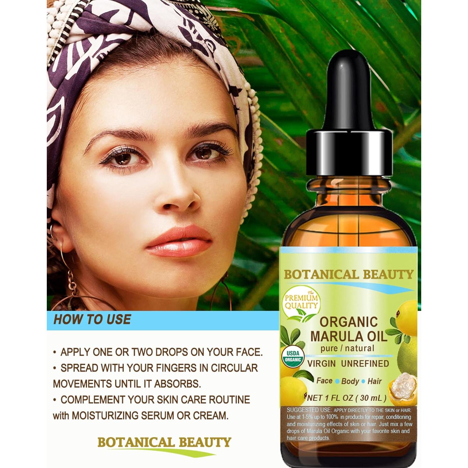 Aceite de Marula Orgánico 30 ml - Hidratante Facial y Capilar
