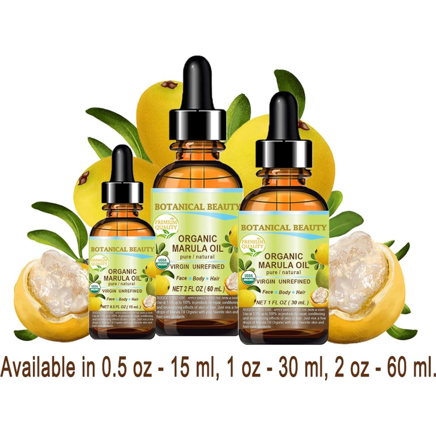 Aceite de Marula Orgánico 30 ml - Hidratante Facial y Capilar