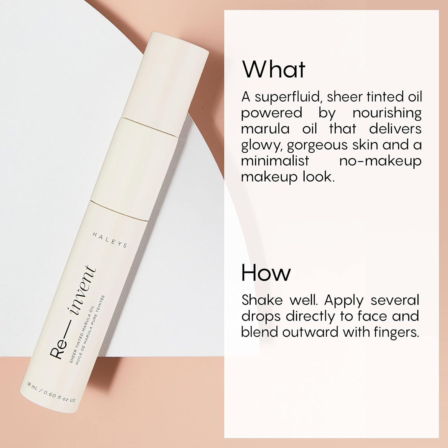 Aceite Tinteado HALEYS Marula Ligero Medio Cálido 40.8g