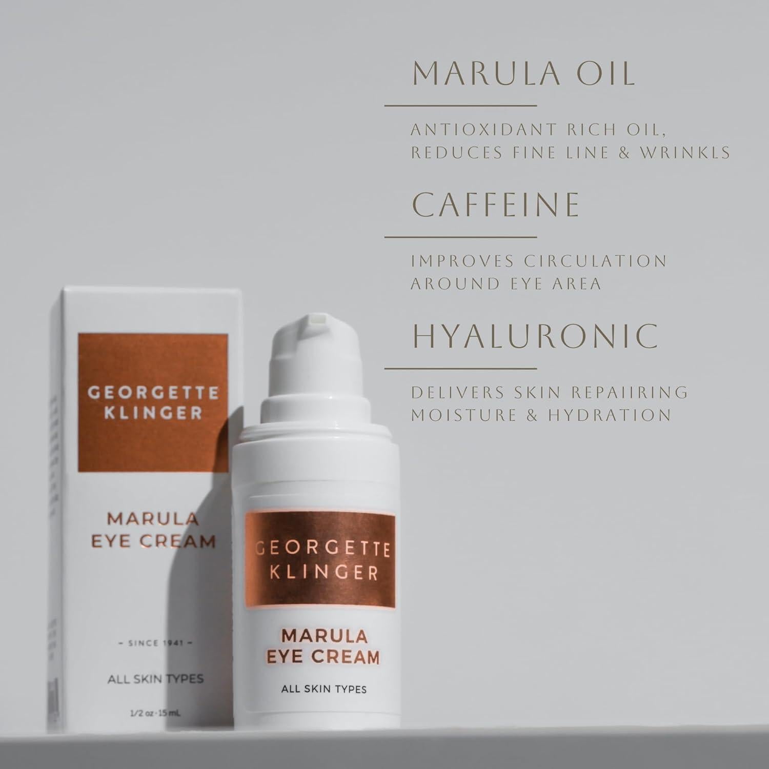 Crema para los Ojos Marula Georgette Klinger 15 ml Antienvejecimiento