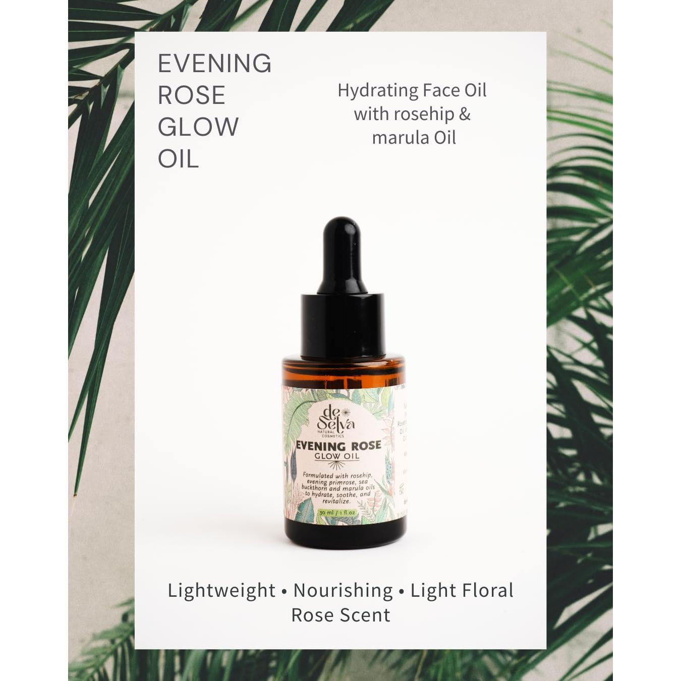 Aceite Facial Hidratante De Selva 29.57 ml - Rosa de Noche