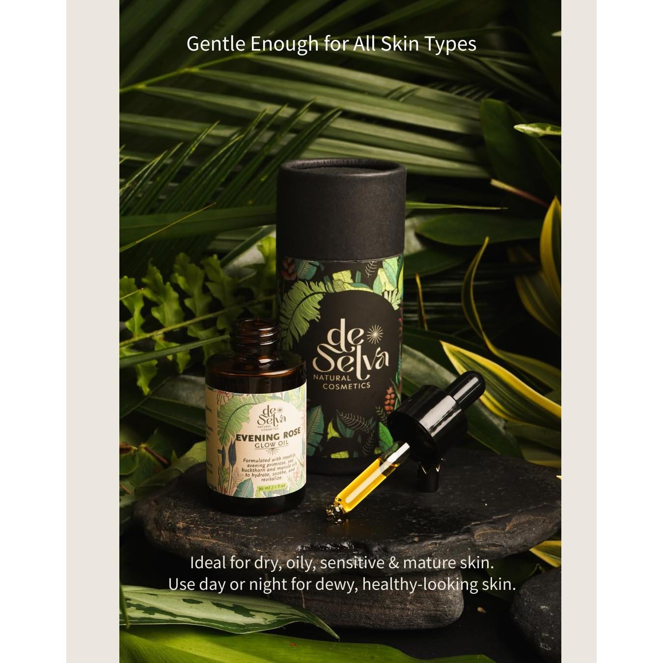 Aceite Facial Hidratante De Selva 29.57 ml - Rosa de Noche