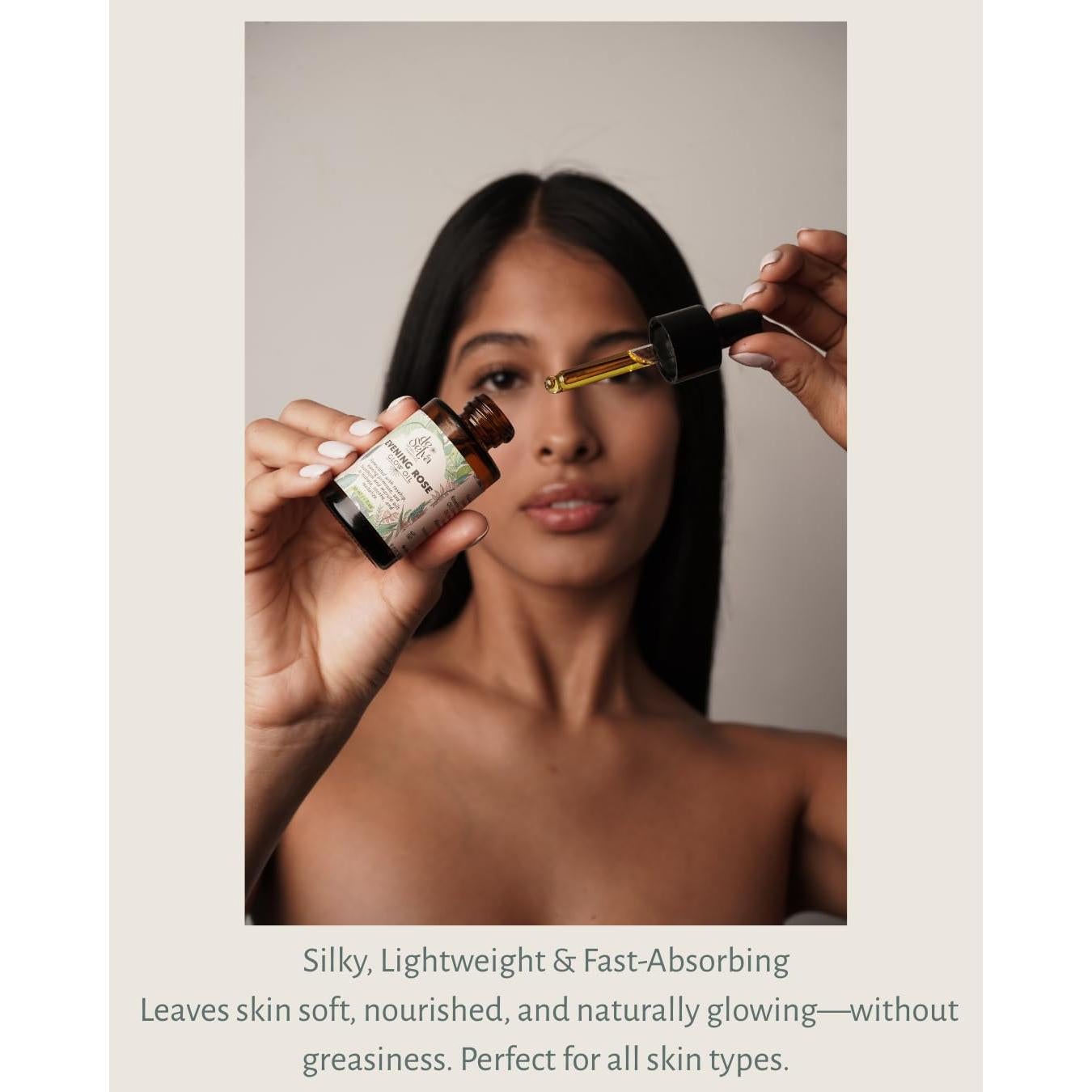 Aceite Facial Hidratante De Selva 29.57 ml - Rosa de Noche