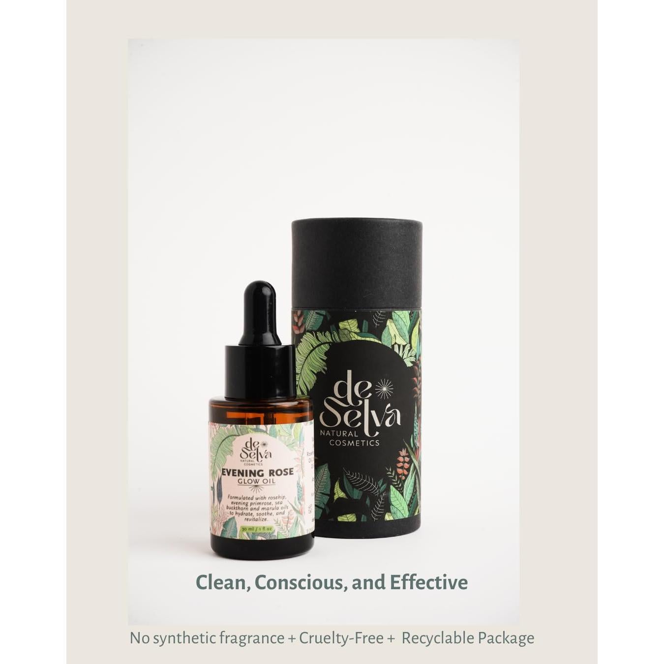 Aceite Facial Hidratante De Selva 29.57 ml - Rosa de Noche