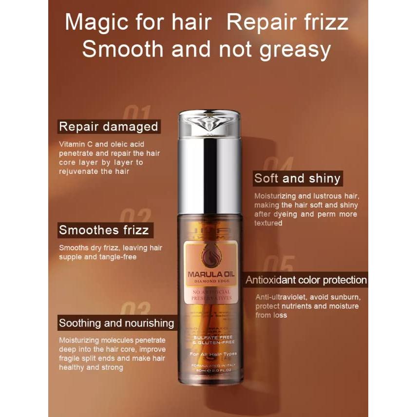 Aceite de Marula KizaiaCare 100% Puro 181g - Hidratante Facial y Capilar