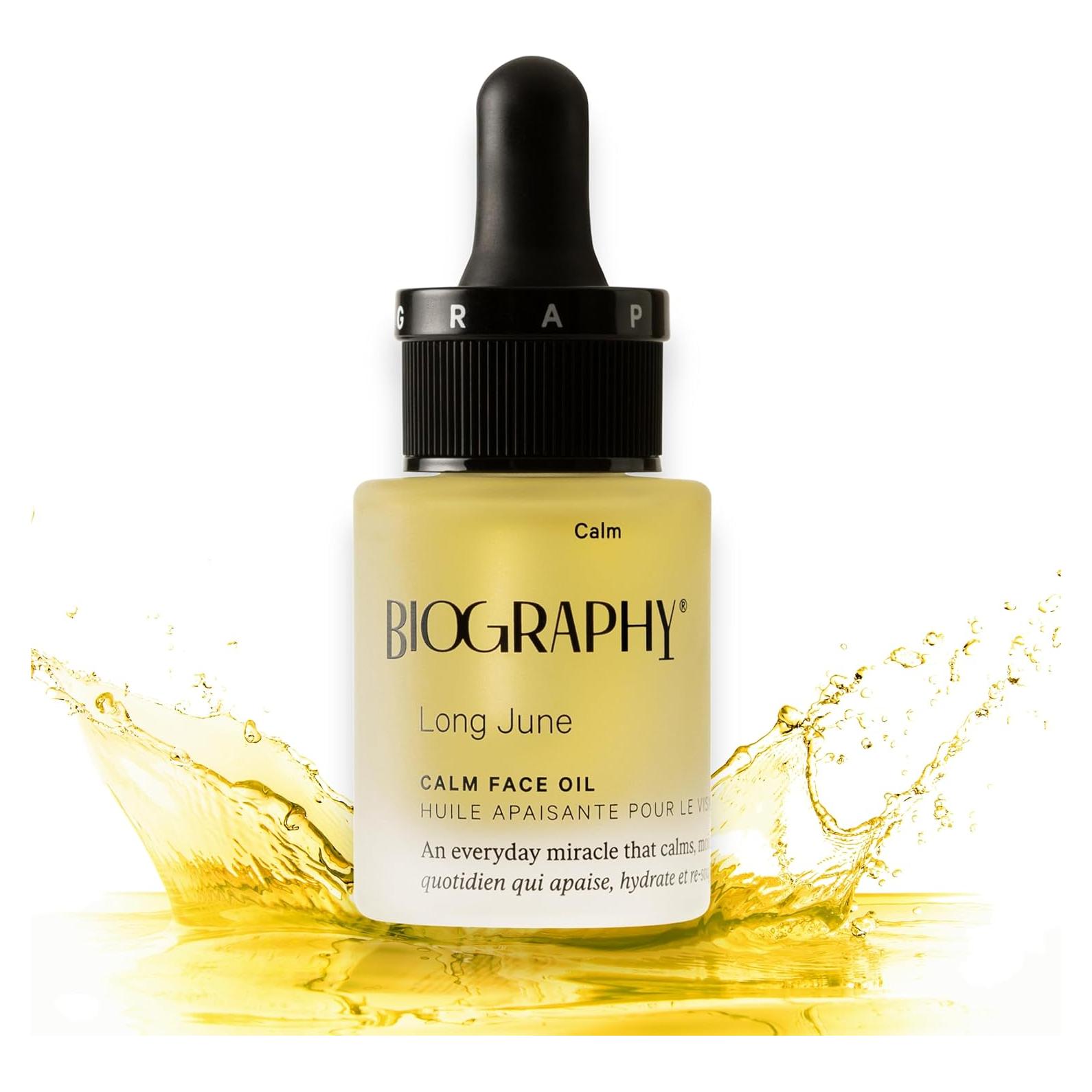 Aceite Facial Calmante Biografía Largo Junio 13ml - Hidratante Natural