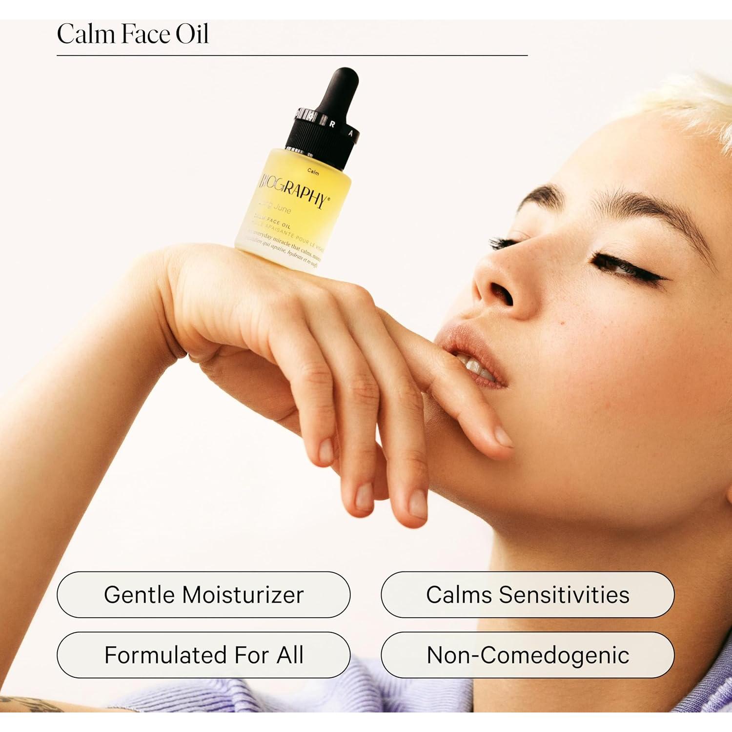 Aceite Facial Calmante Biografía Largo Junio 13ml - Hidratante Natural