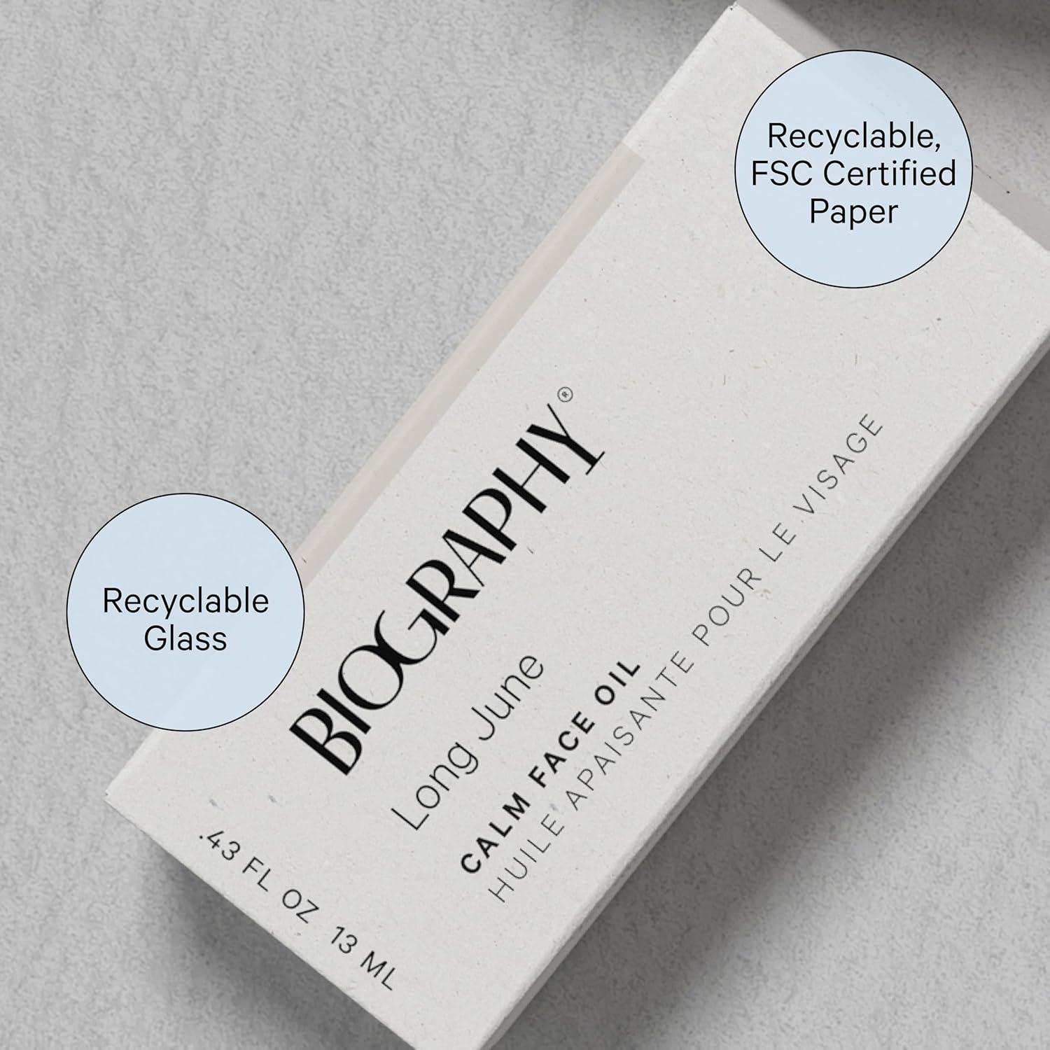 Aceite Facial Calmante Biografía Largo Junio 13ml - Hidratante Natural