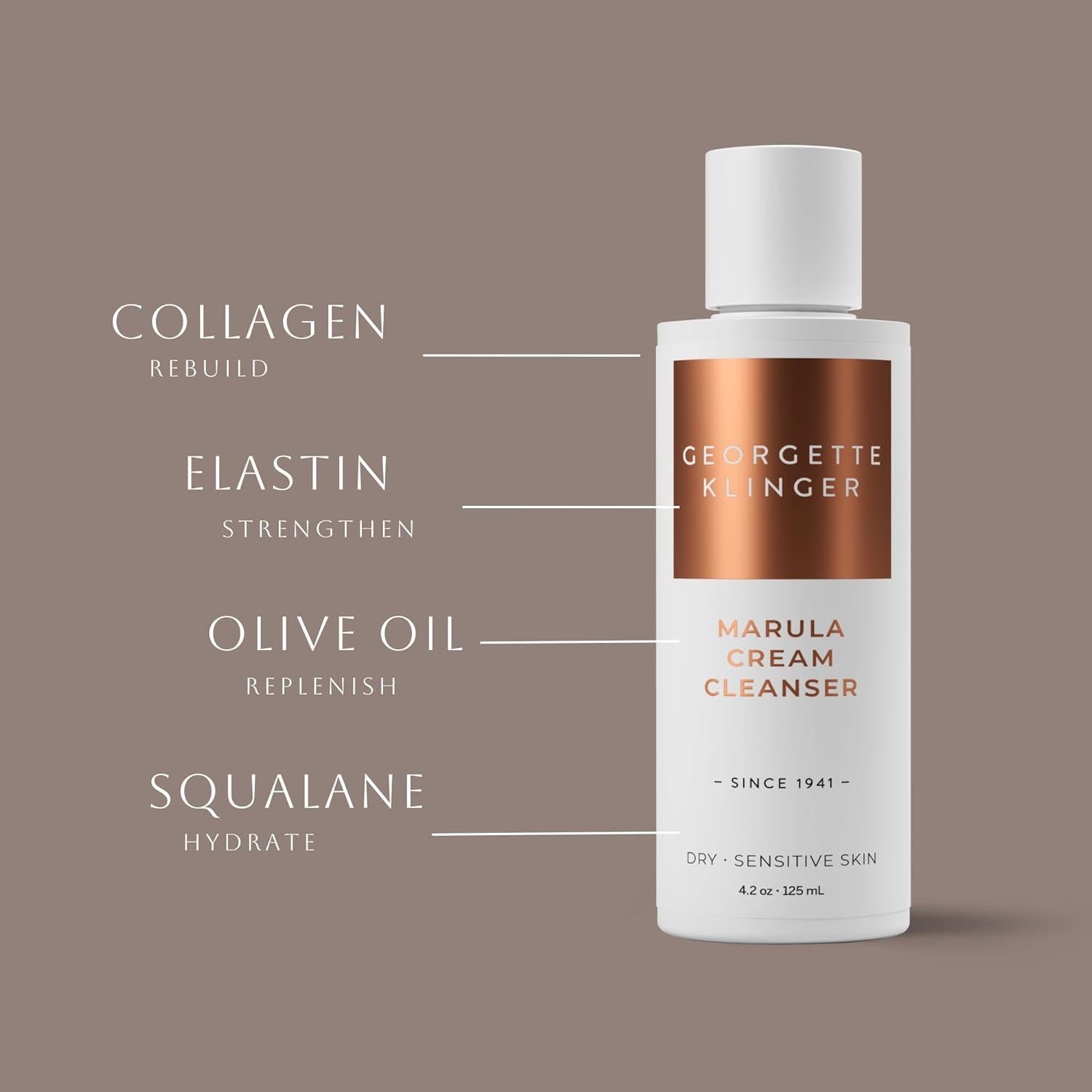 Limpiador Crema Georgette Klinger 119g - Hidratante Facial Suave