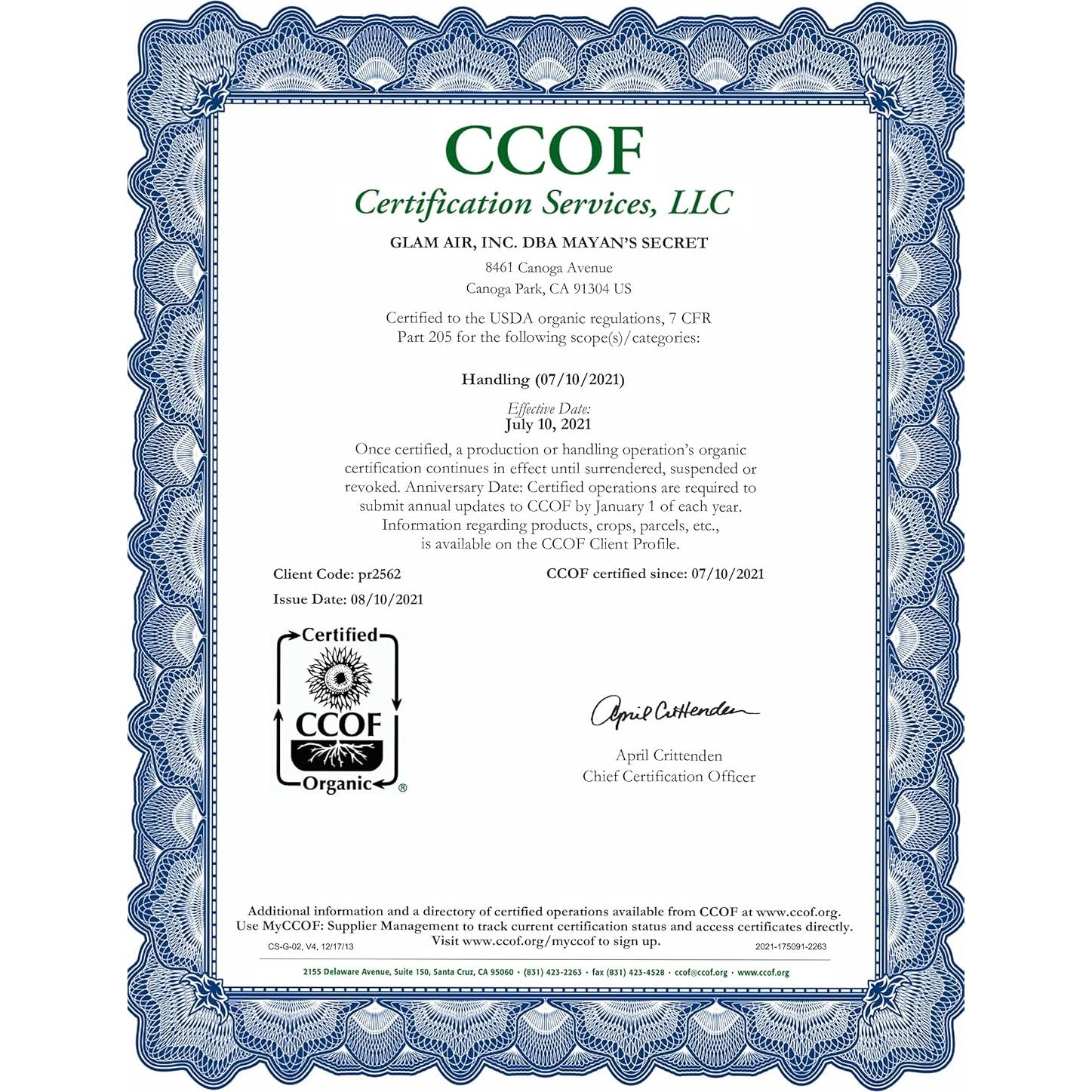 Aceite de Marula Orgánico Mayan's Secret 30ml Virgen Prensado en Frío