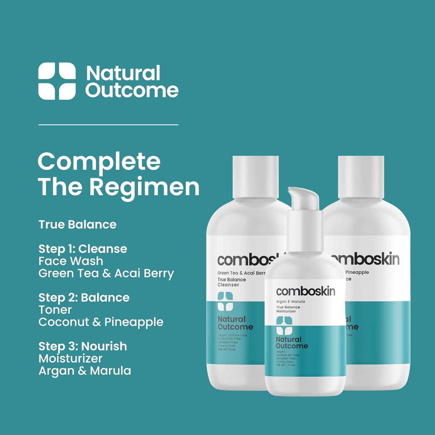 Crema Hidratante Facial Natural Outcome 113.4 g Piel Mixta