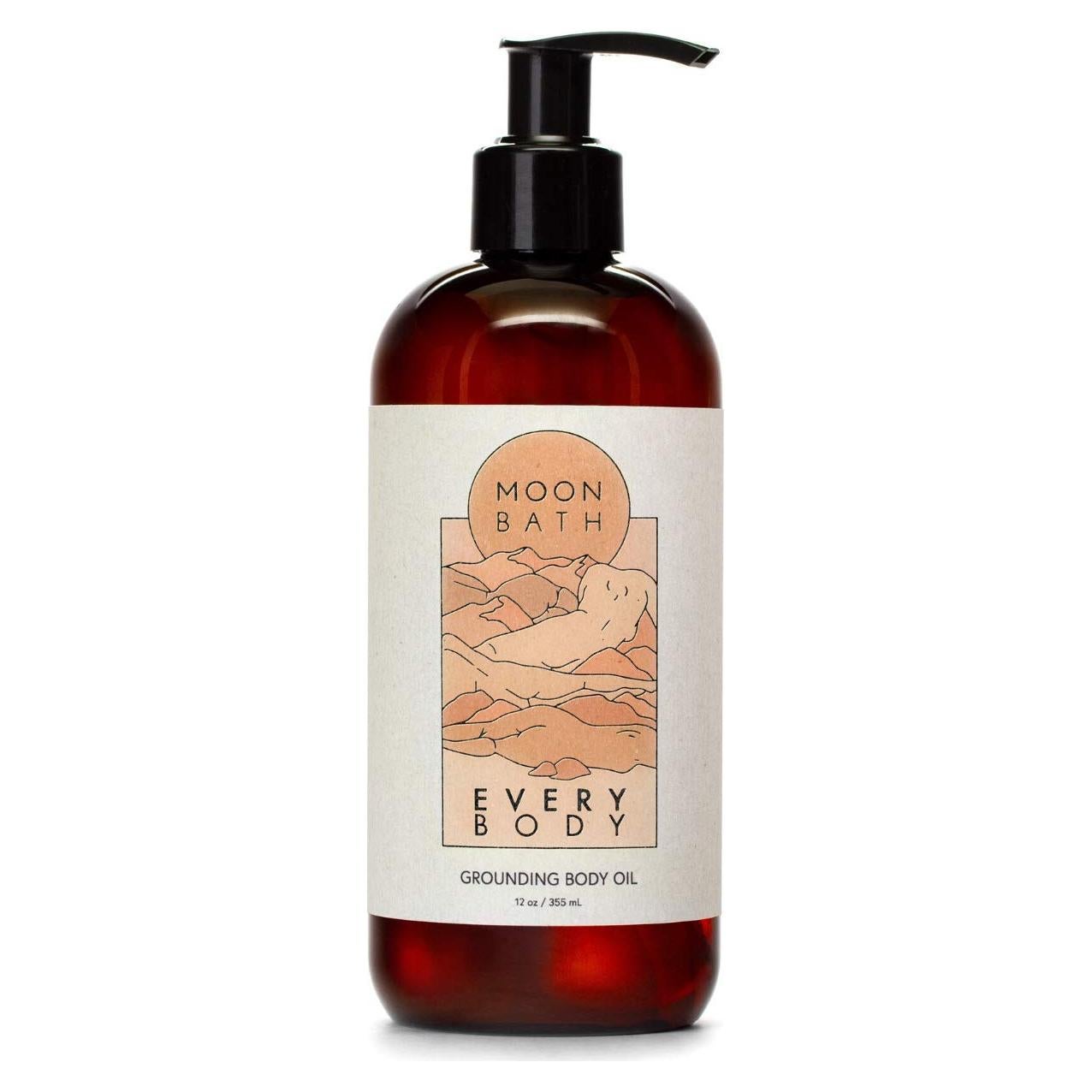 Aceite Corporal Orgánico EVERY BODY Moon Bath 355 ml - Jojoba, Marula, Moringa