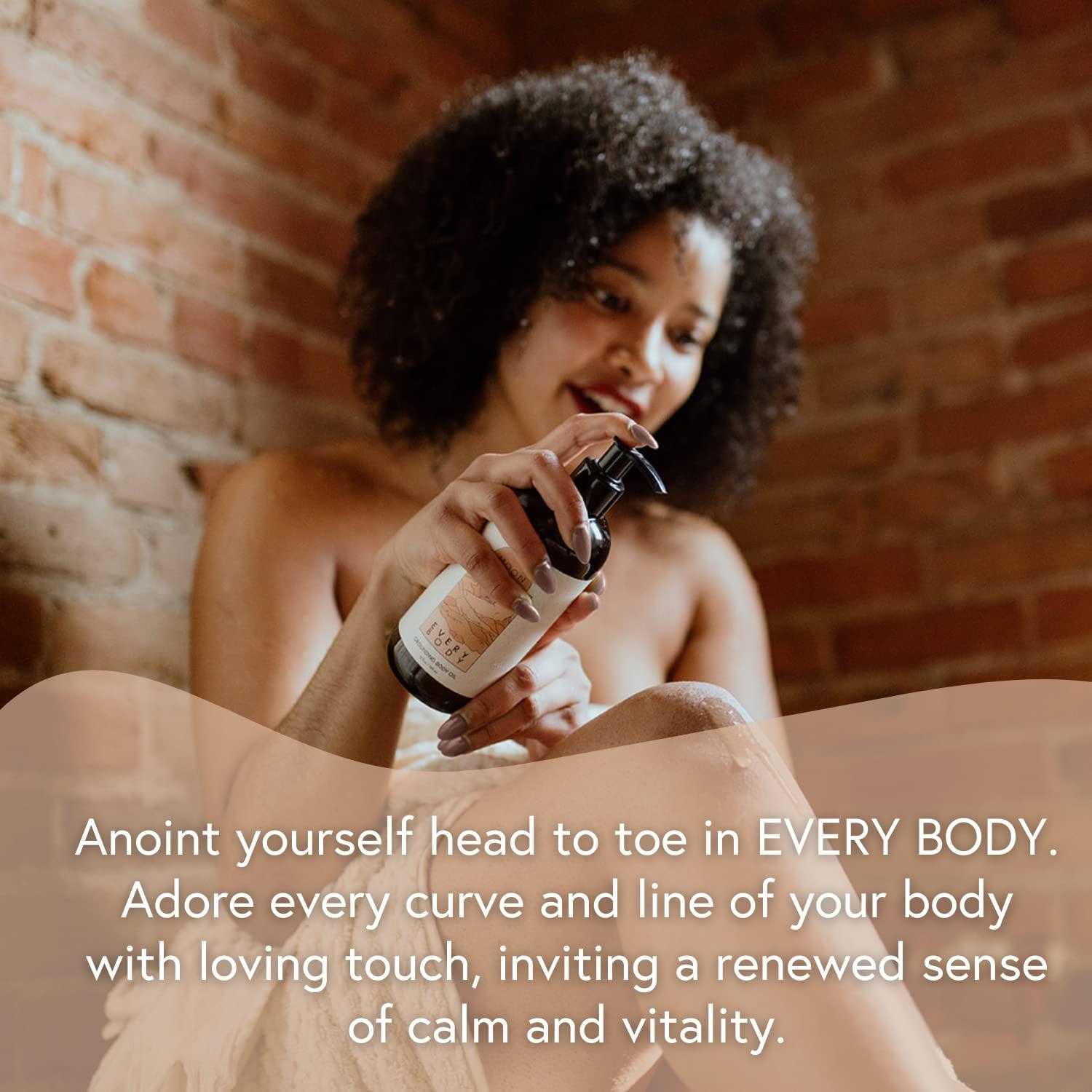 Aceite Corporal Orgánico EVERY BODY Moon Bath 355 ml - Jojoba, Marula, Moringa