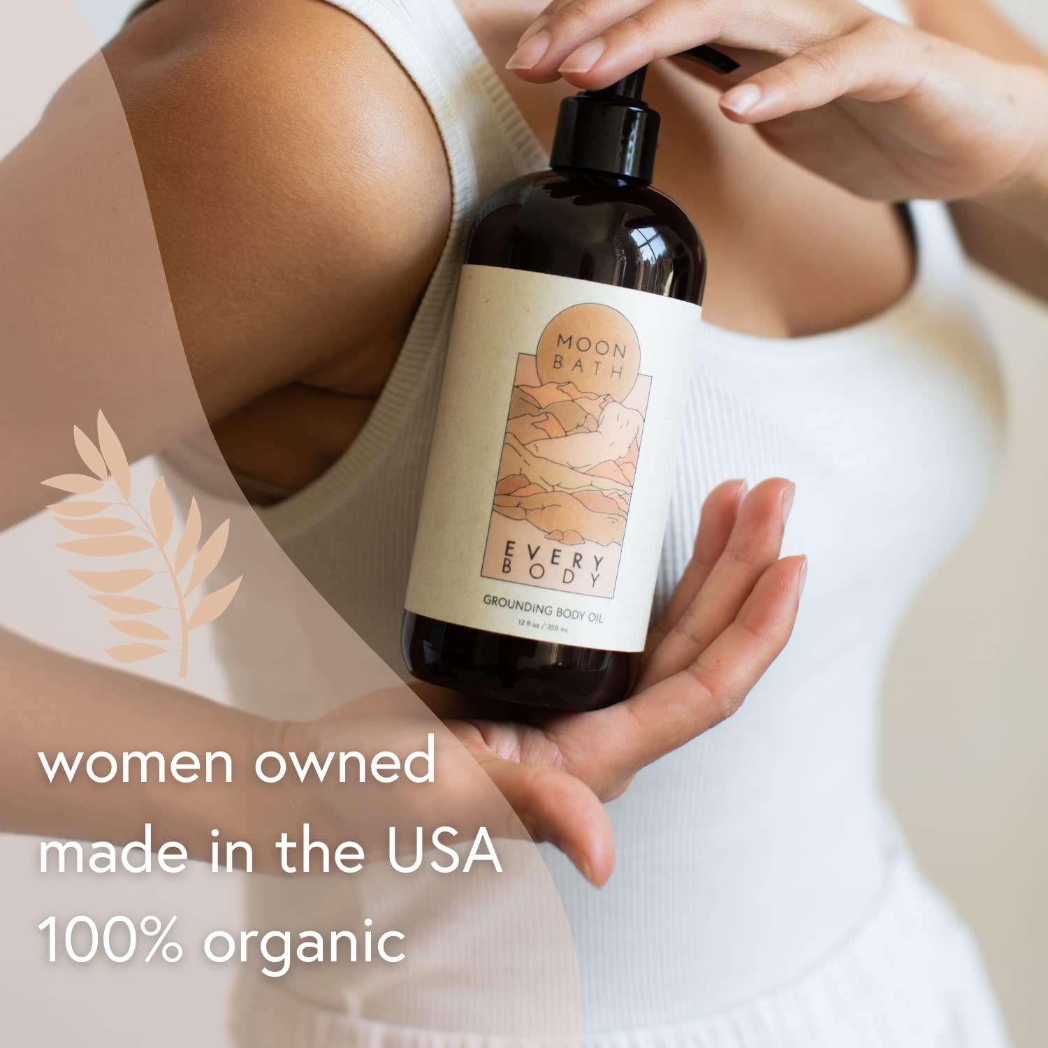 Aceite Corporal Orgánico EVERY BODY Moon Bath 355 ml - Jojoba, Marula, Moringa