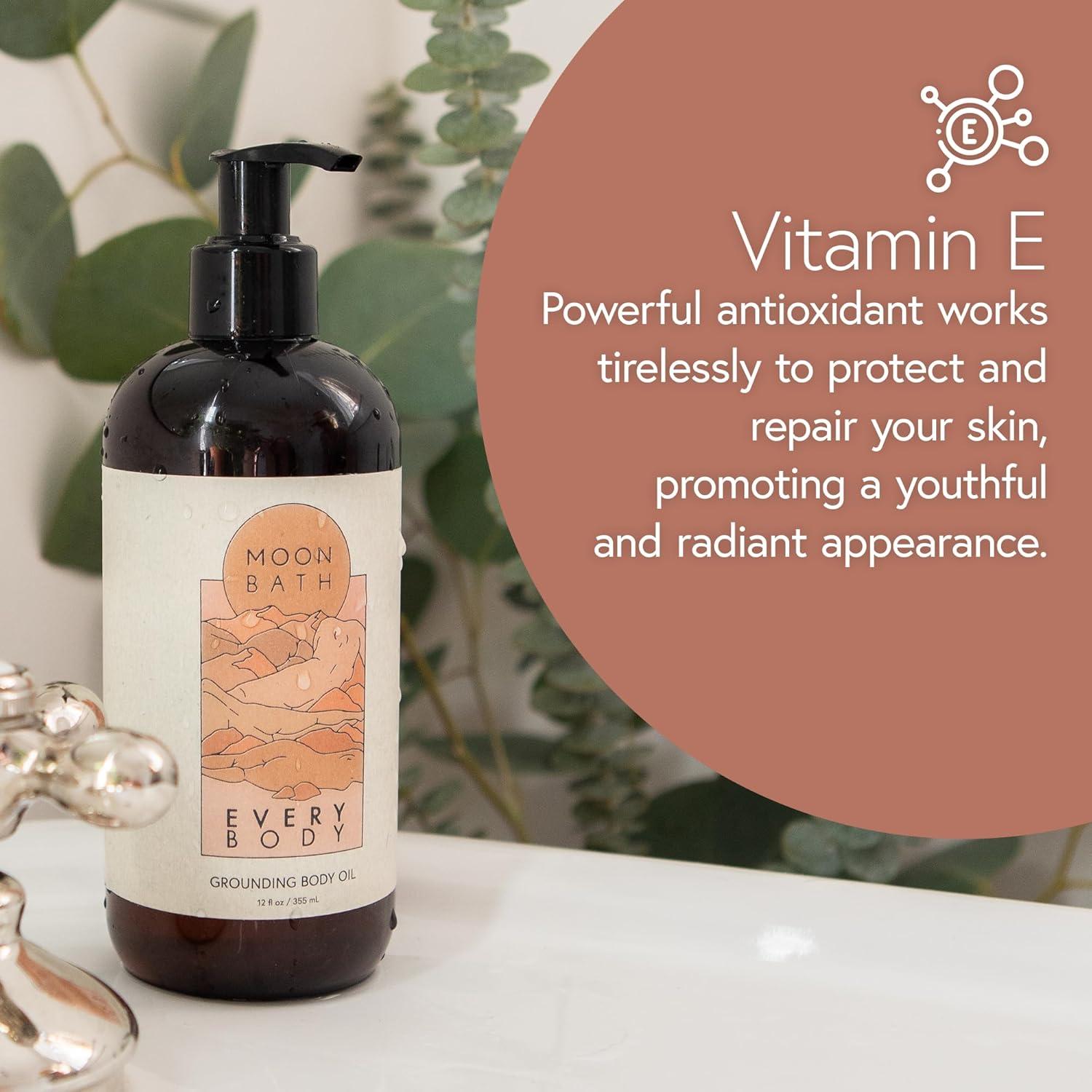 Aceite Corporal Orgánico EVERY BODY Moon Bath 355 ml - Jojoba, Marula, Moringa