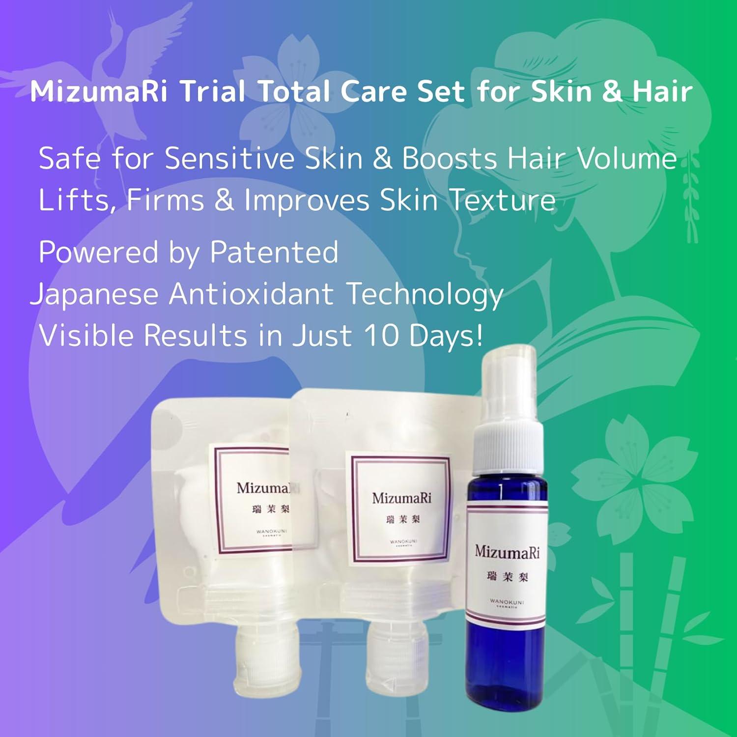 Set de Cuidado de Piel y Cabello MizumaRi - 3 Piezas Orgánicas