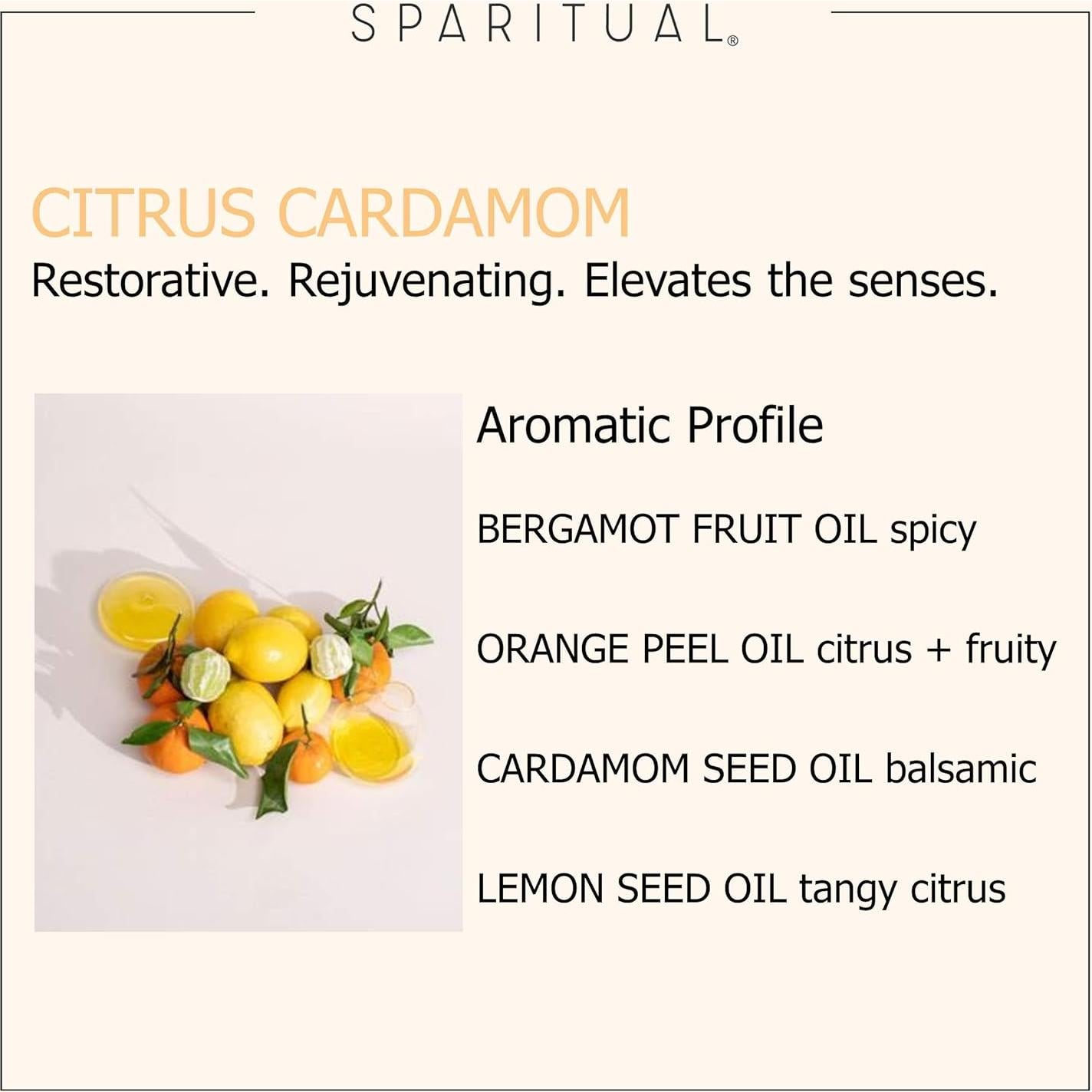 SpaRitual Salve Vegano para Manos Cítricos y Cardamomo 44ml