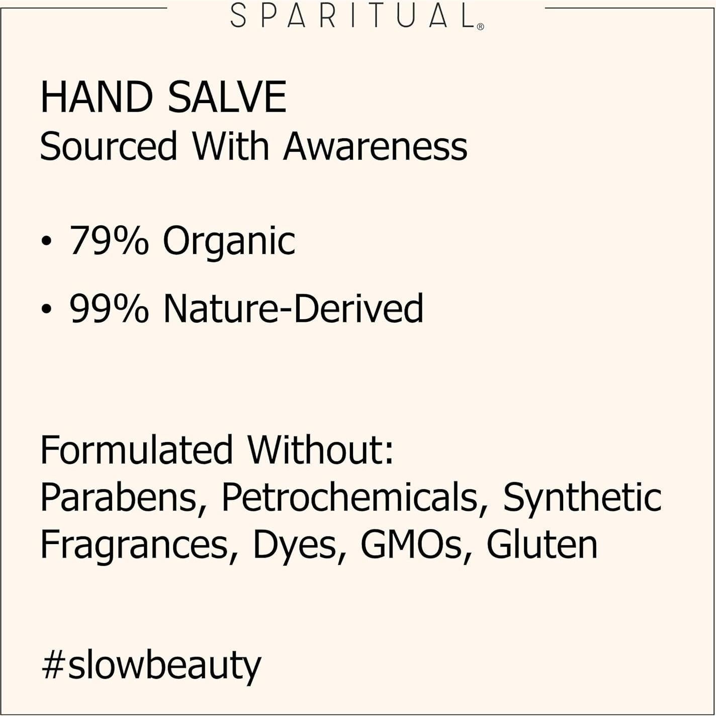 SpaRitual Salve Vegano para Manos Cítricos y Cardamomo 44ml