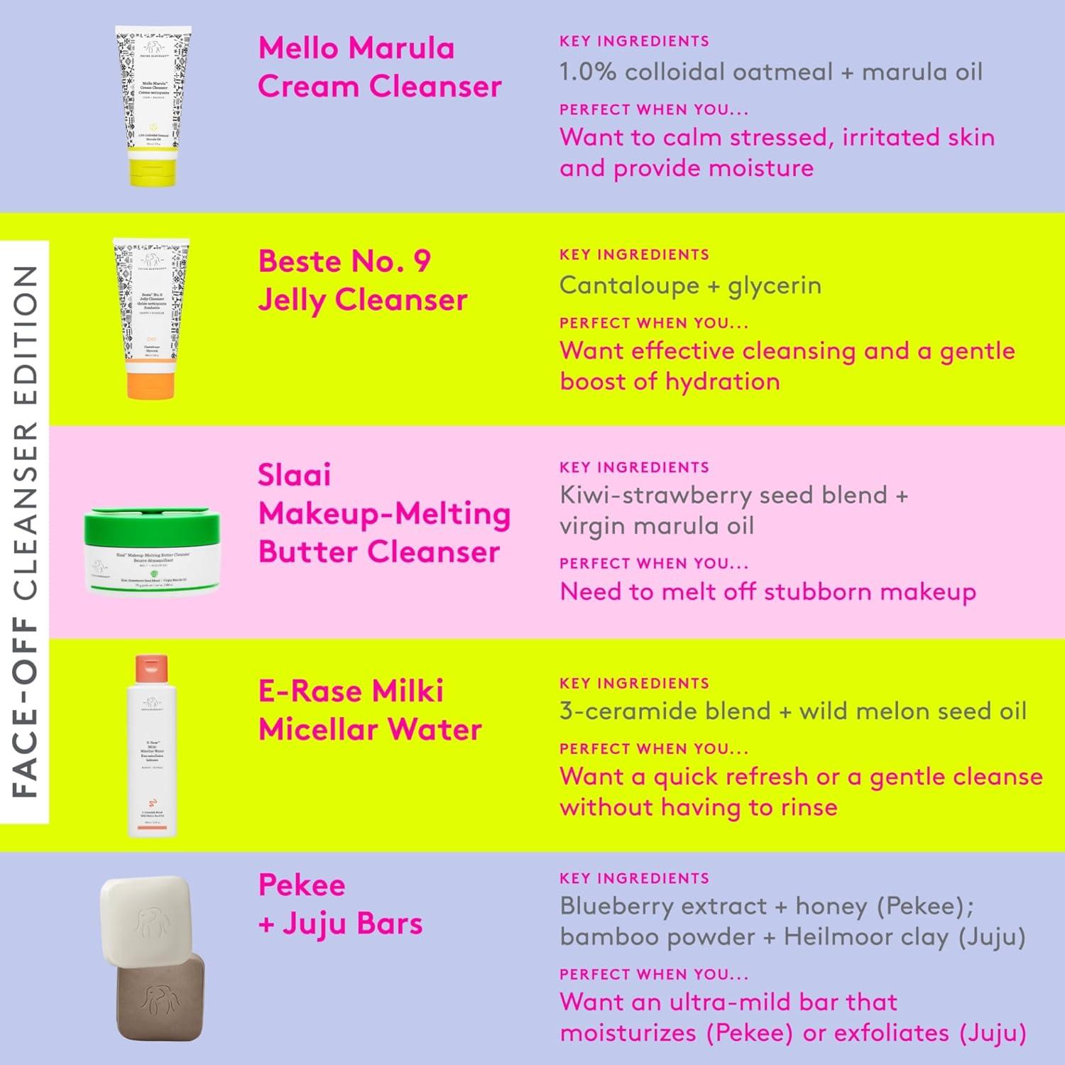 Barra de limpieza facial exfoliante Drunk Elephant 113 g