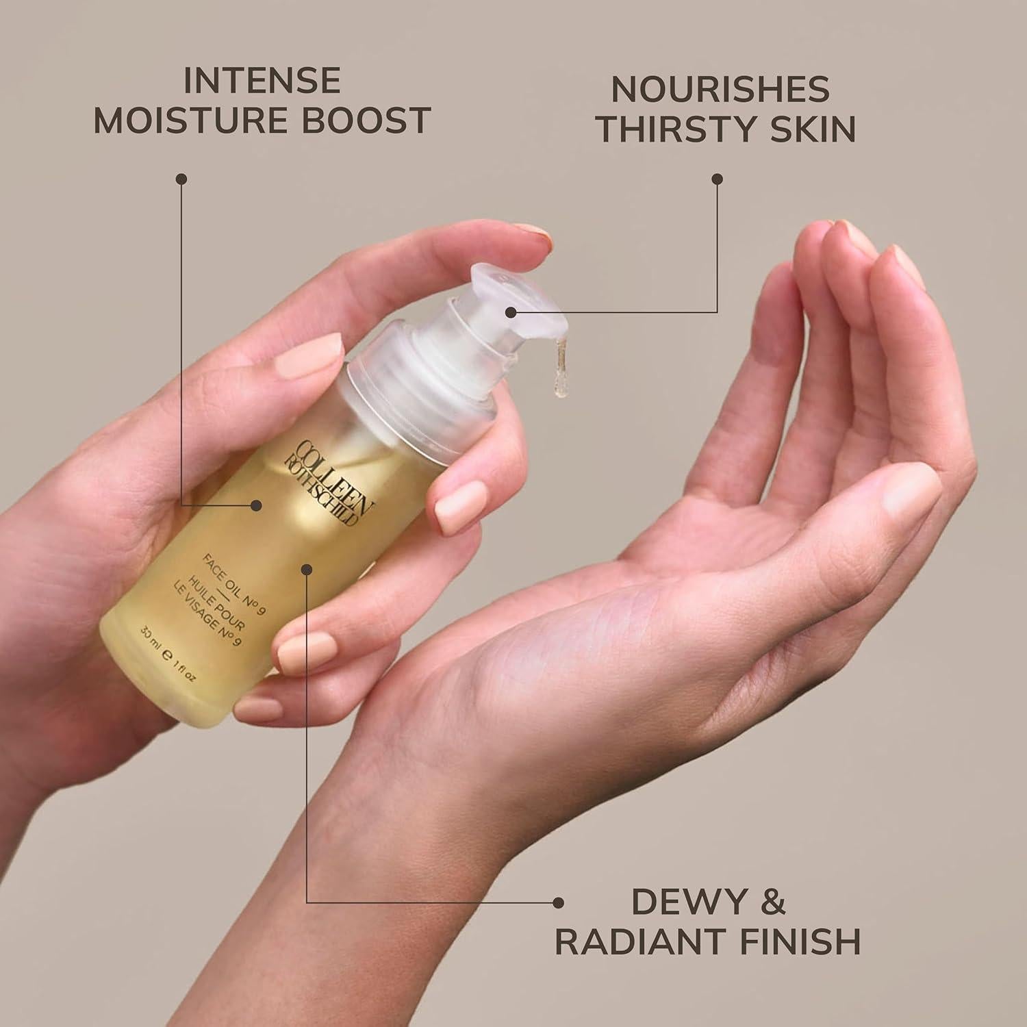 Aceite Facial Colleen Rothschild N°9 | Hidratación Intensiva 29.57 ml